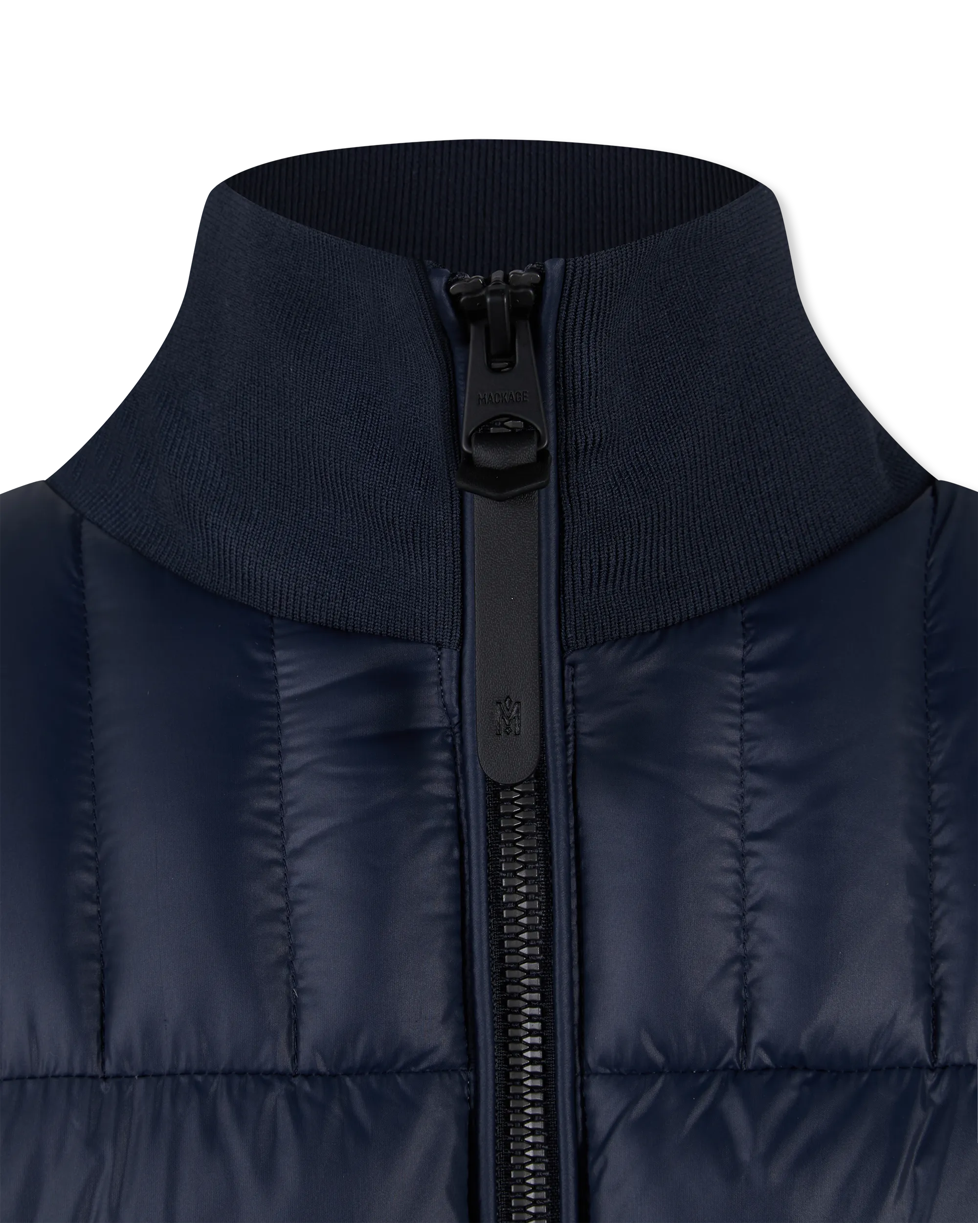 Collin-R Nano Down Mixed Media Bomber Jacket