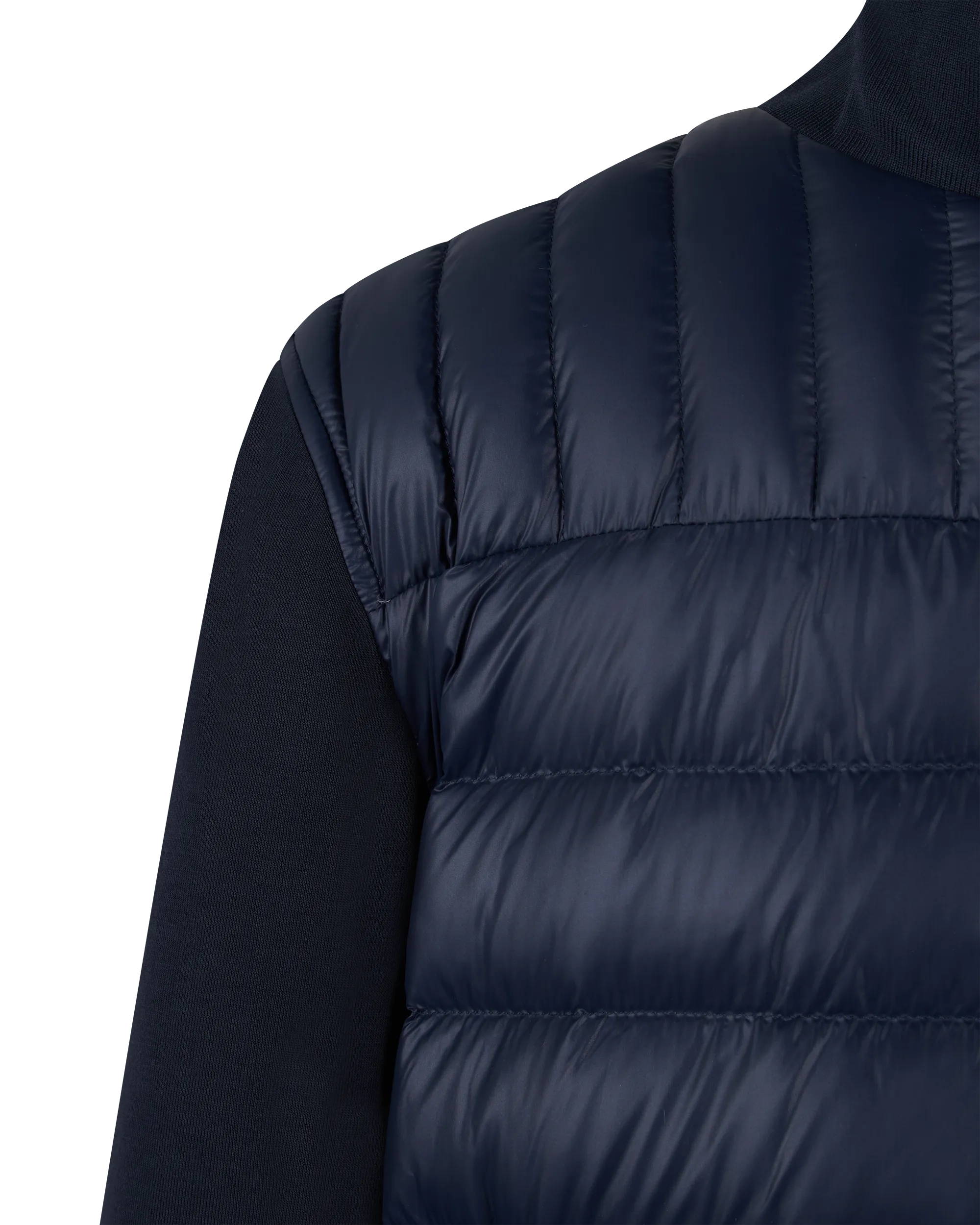 Collin-R Nano Down Mixed Media Bomber Jacket