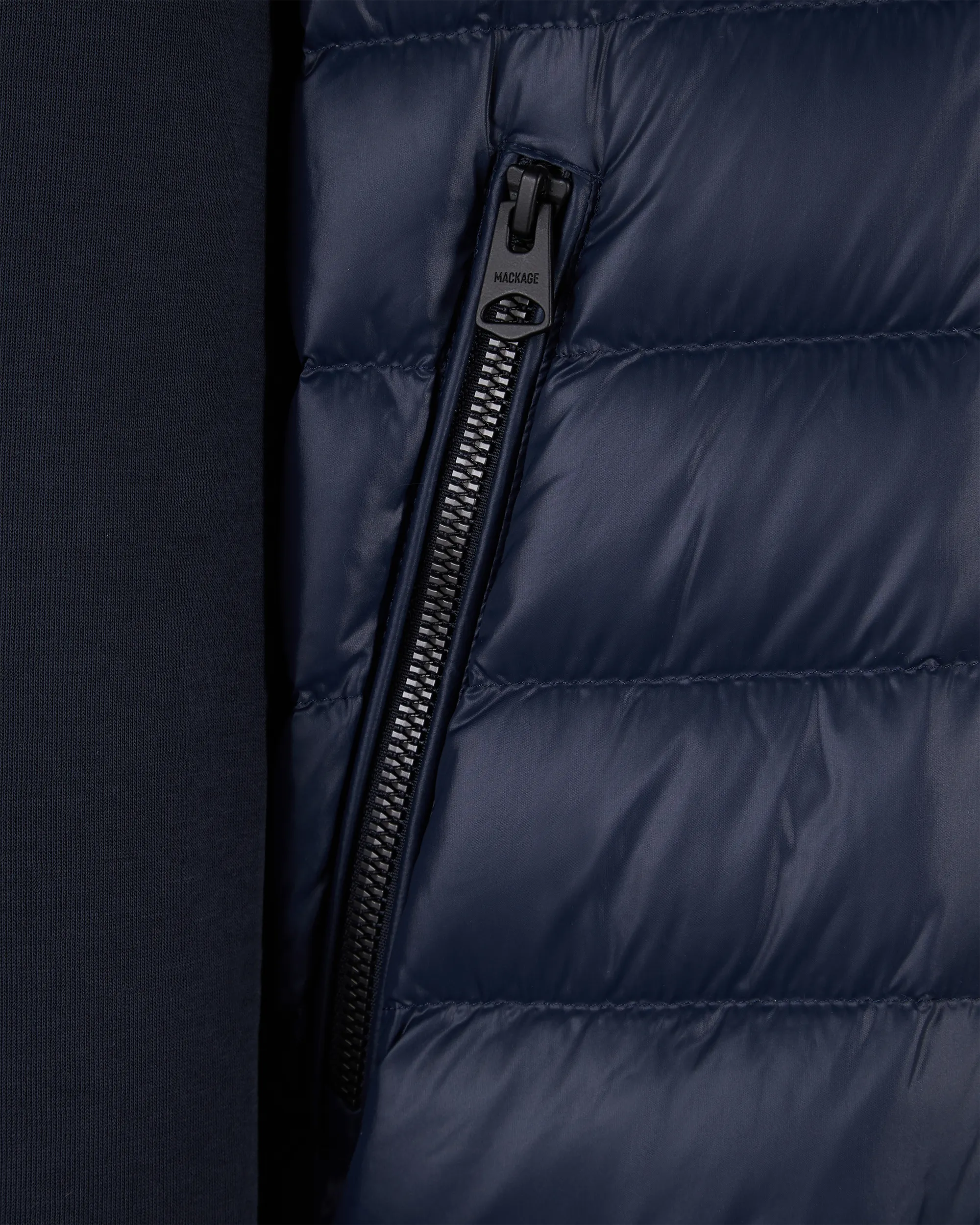 Collin-R Nano Down Mixed Media Bomber Jacket