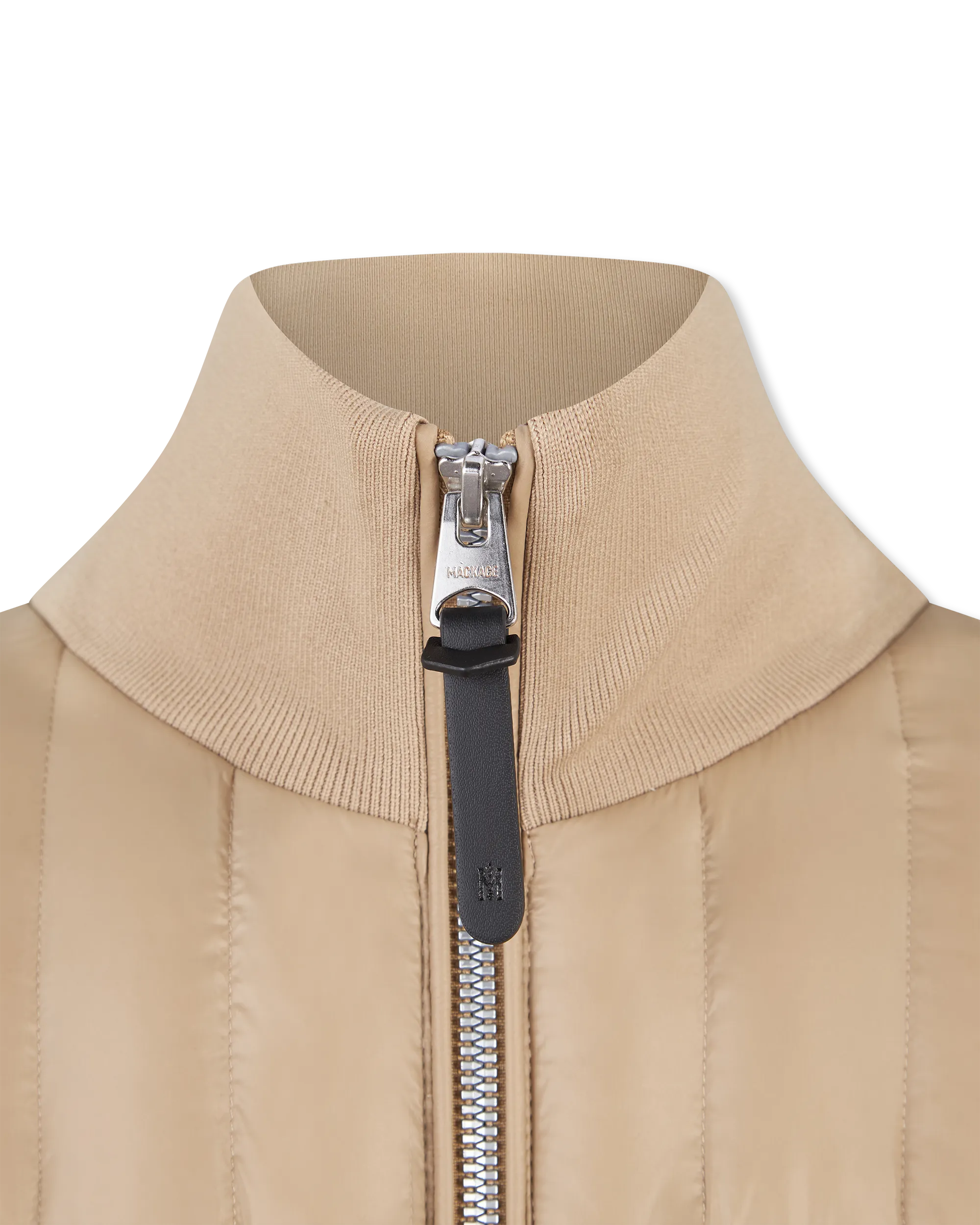 Collin-R Nano Down Mixed Media Bomber Jacket