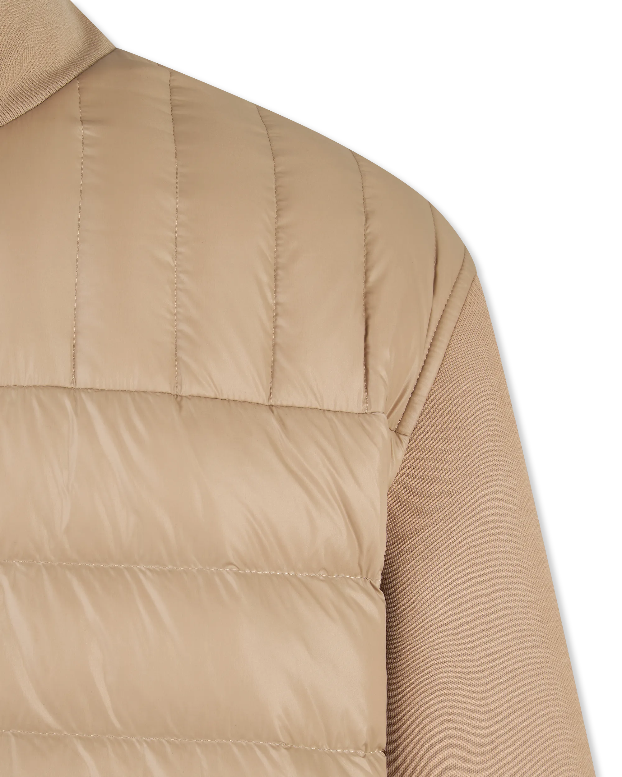 Collin-R Nano Down Mixed Media Bomber Jacket