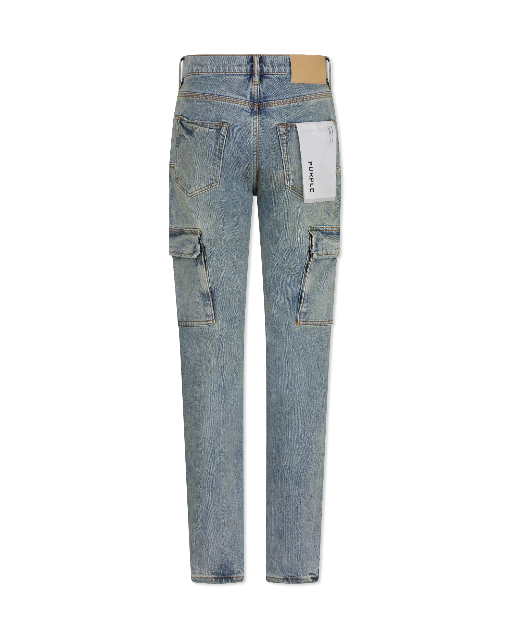 Purple Jeans P001 Skinny Cargo Pumice Jeans