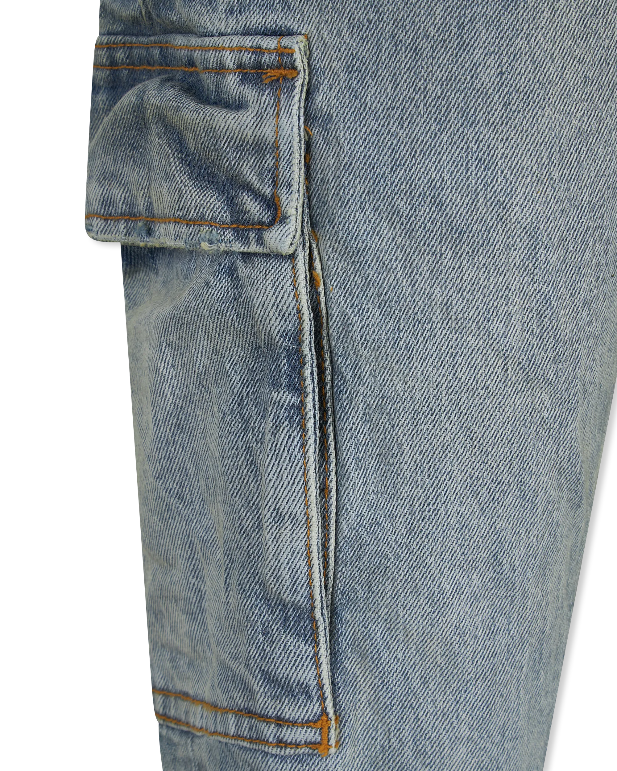 Purple Jeans P001 Skinny Cargo Pumice Jeans