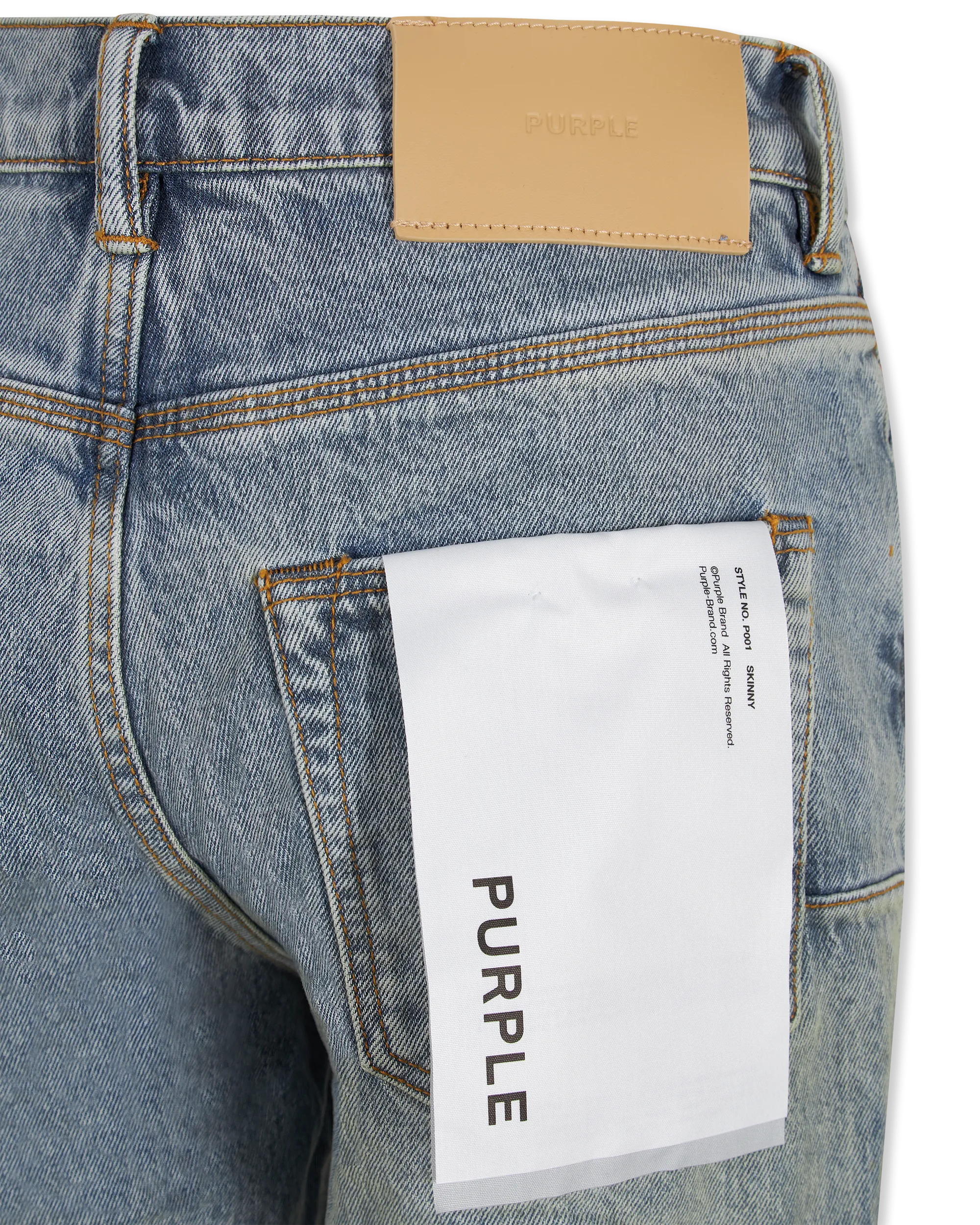 Purple Jeans P001 Skinny Cargo Pumice Jeans