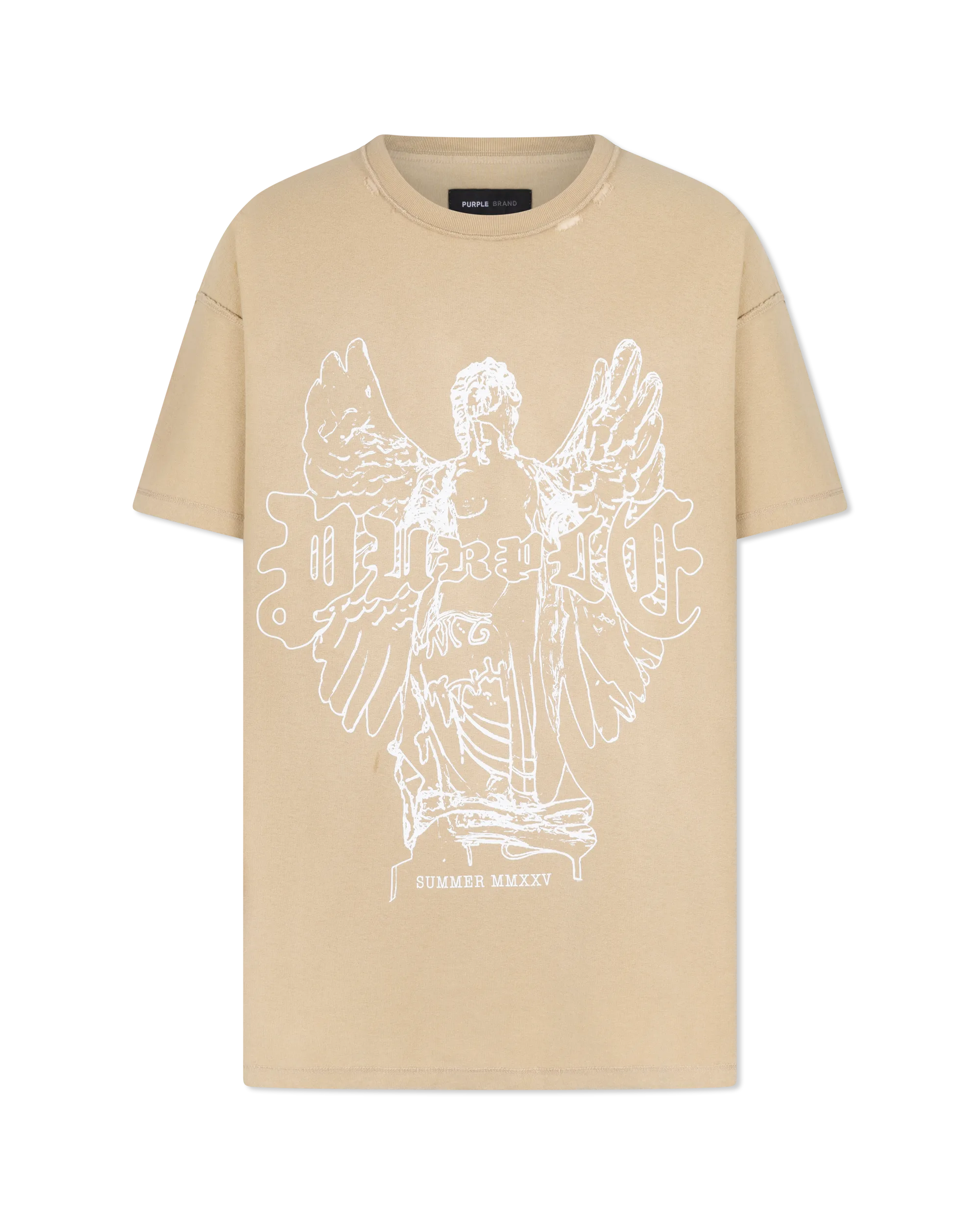 Purple Jeans Textured Inside Out Guardian T-shirt