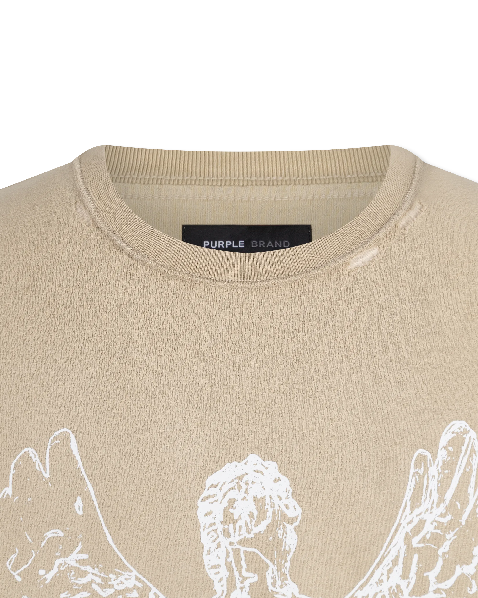 Purple Jeans Textured Inside Out Guardian T-shirt