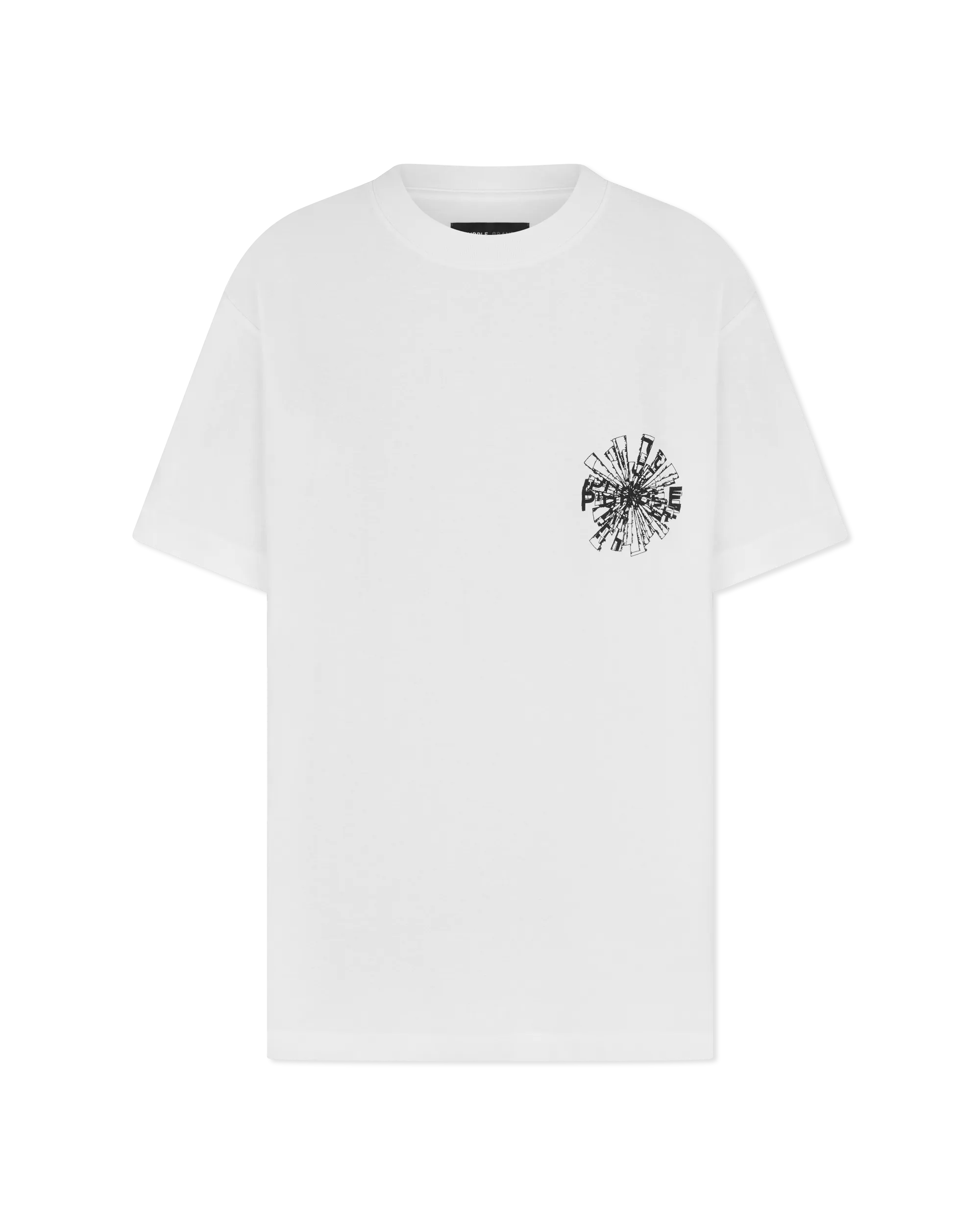 Purple Jeans Shattered Textured Jersey T-shirt