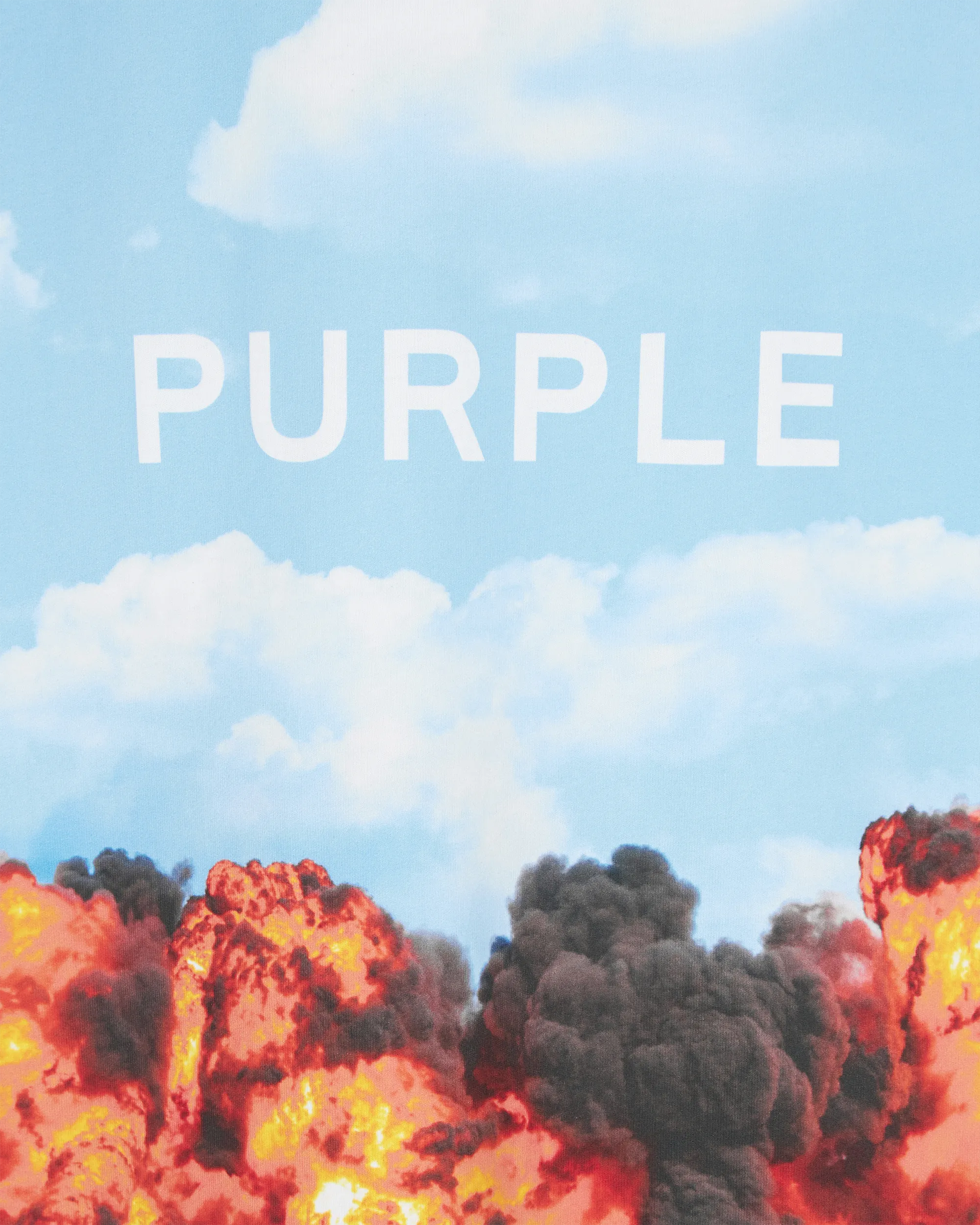 Purple Jeans Above & Below Clean Jersey T-shirt