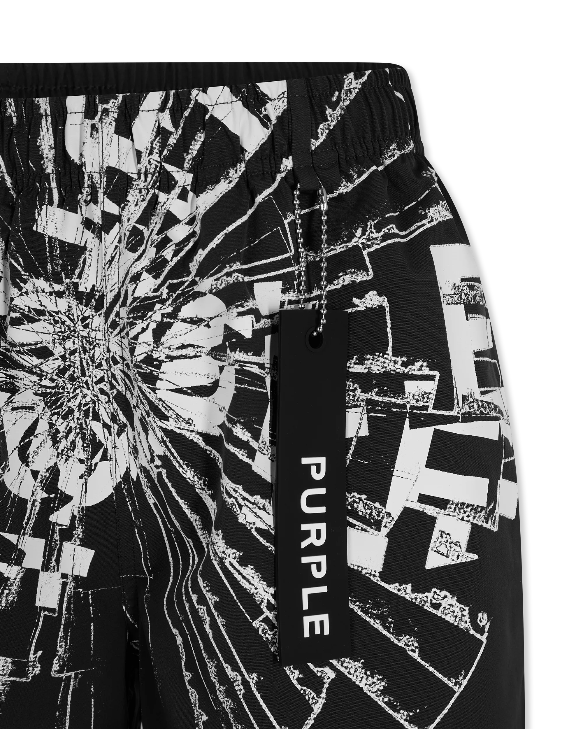 Purple Jeans Shattered Swim Shorts