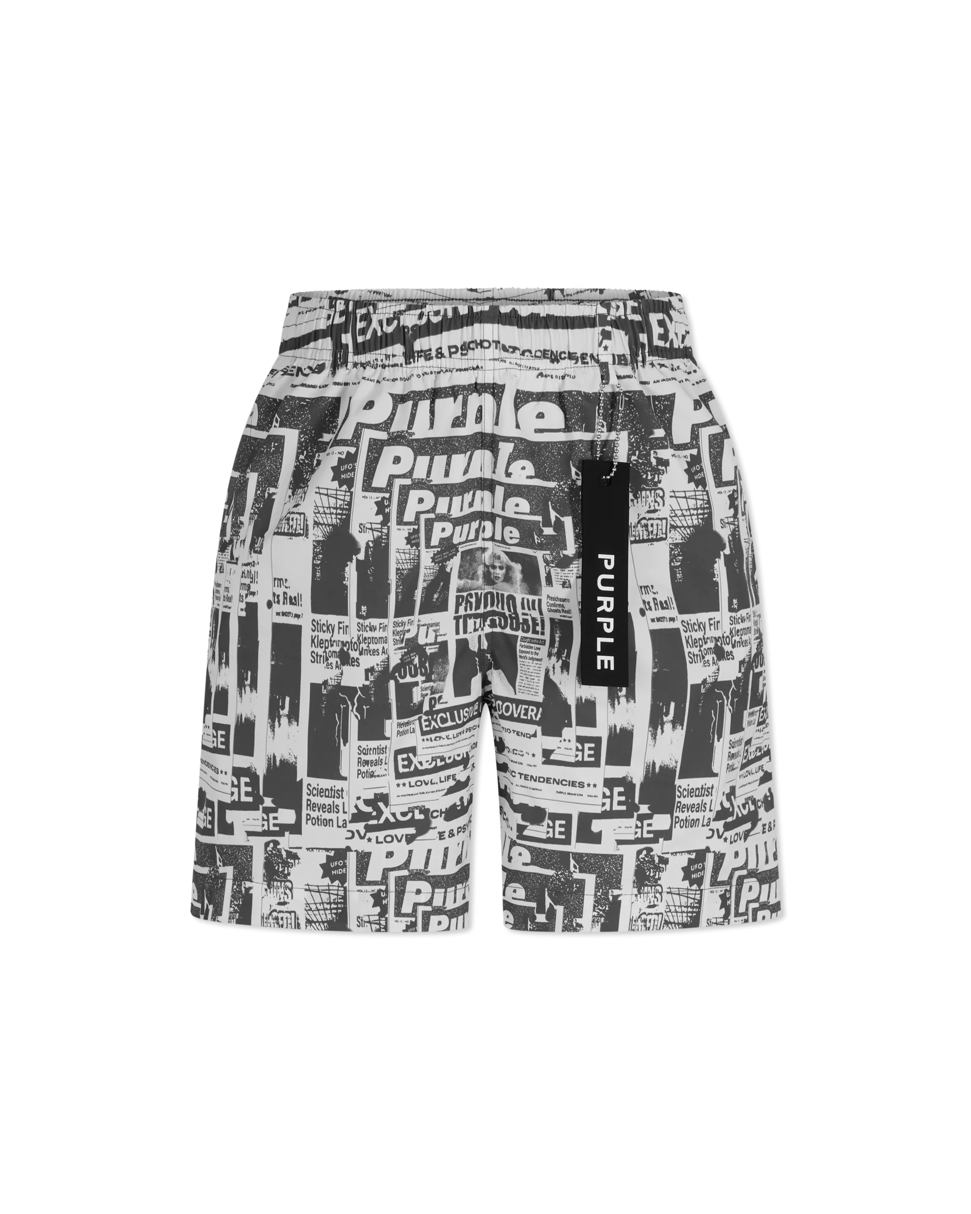Tabloid Swim Shorts