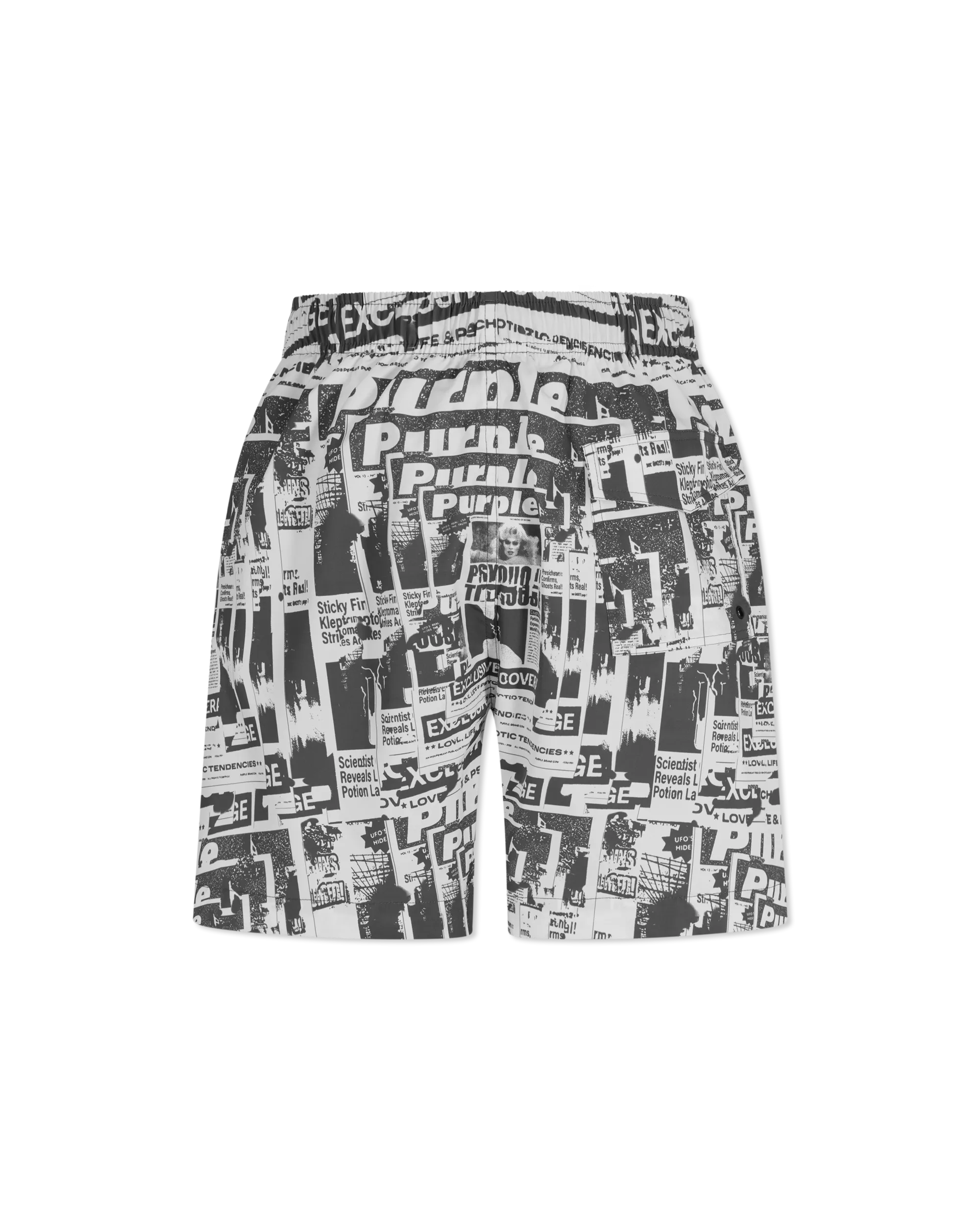 Tabloid Swim Shorts