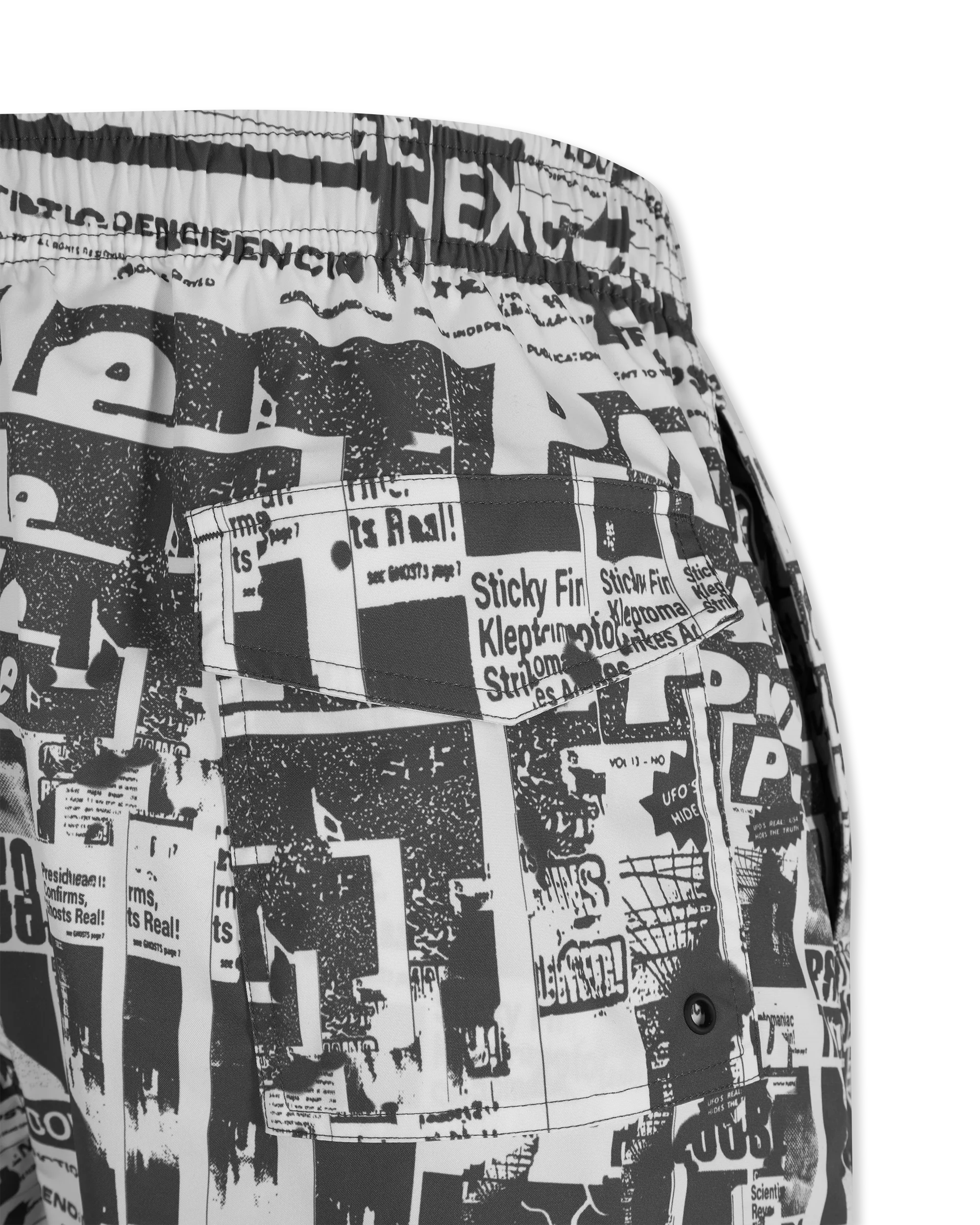 Tabloid Swim Shorts