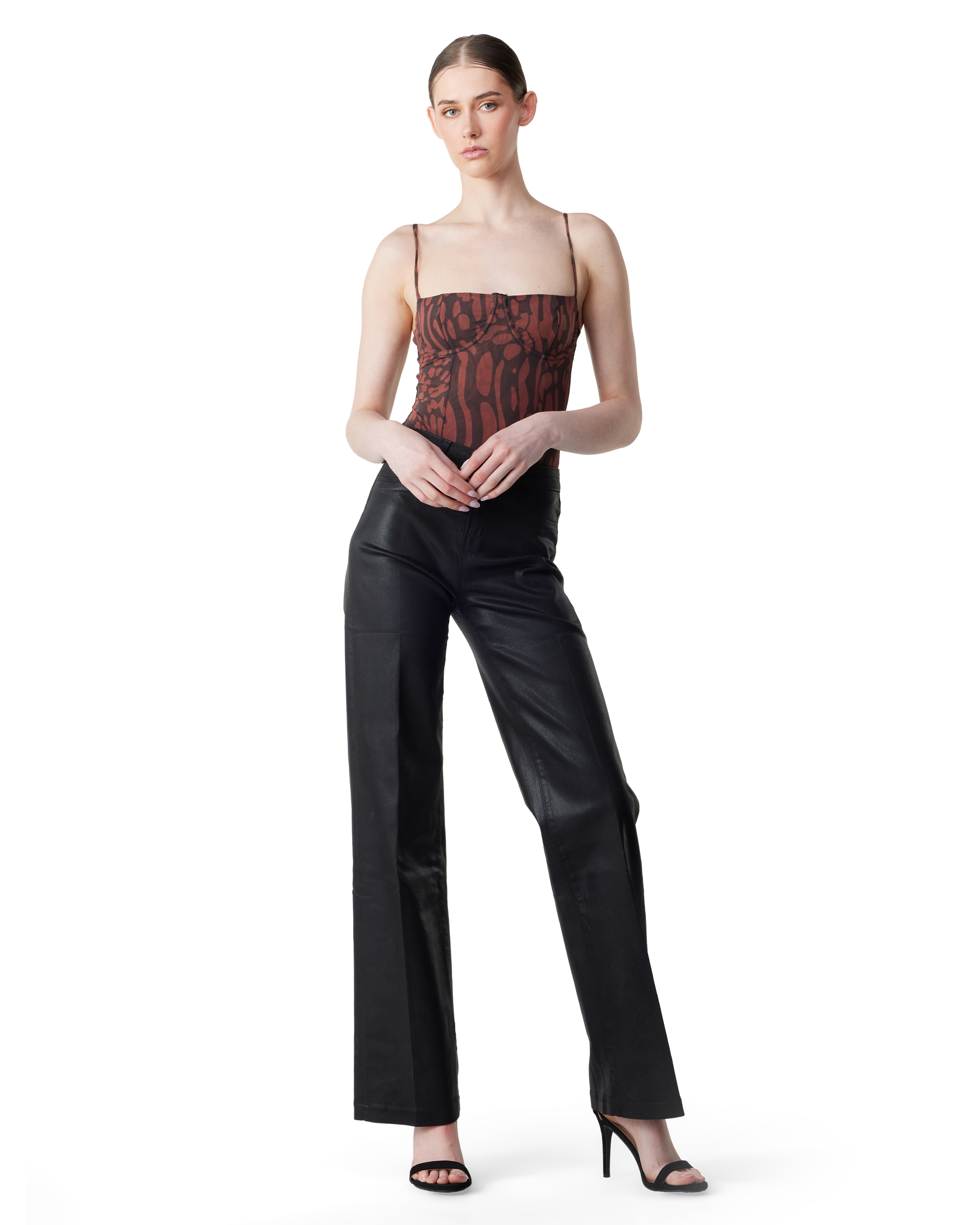 Mesh Bustier Bodysuit