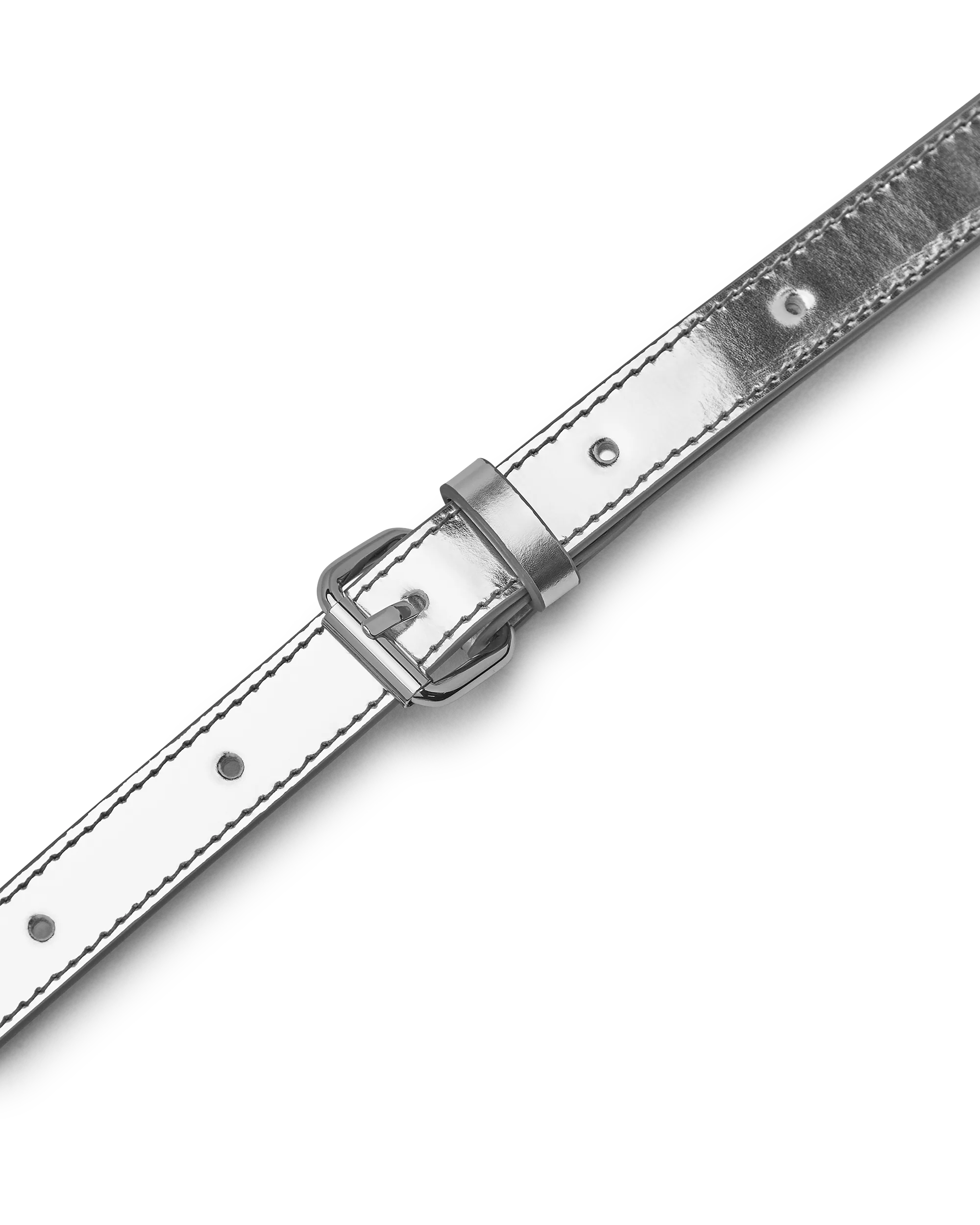 1DR-Iconic Mirrored Leather Shoulder Bag