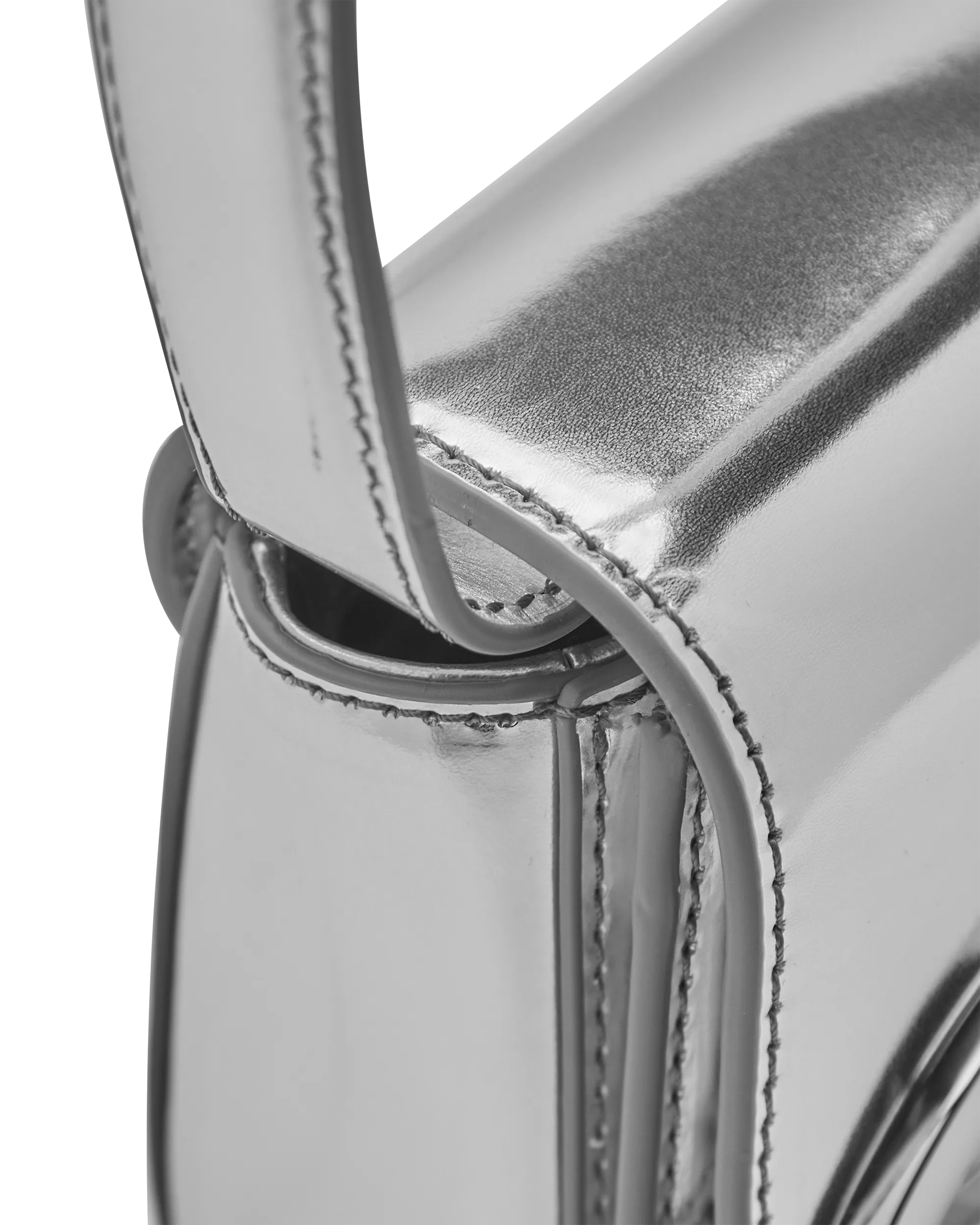 1DR-Iconic Mirrored Leather Shoulder Bag