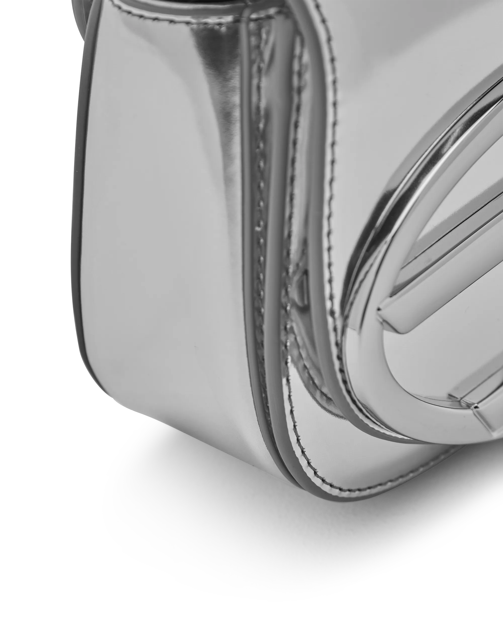 1DR-Iconic Mirrored Leather Shoulder Bag