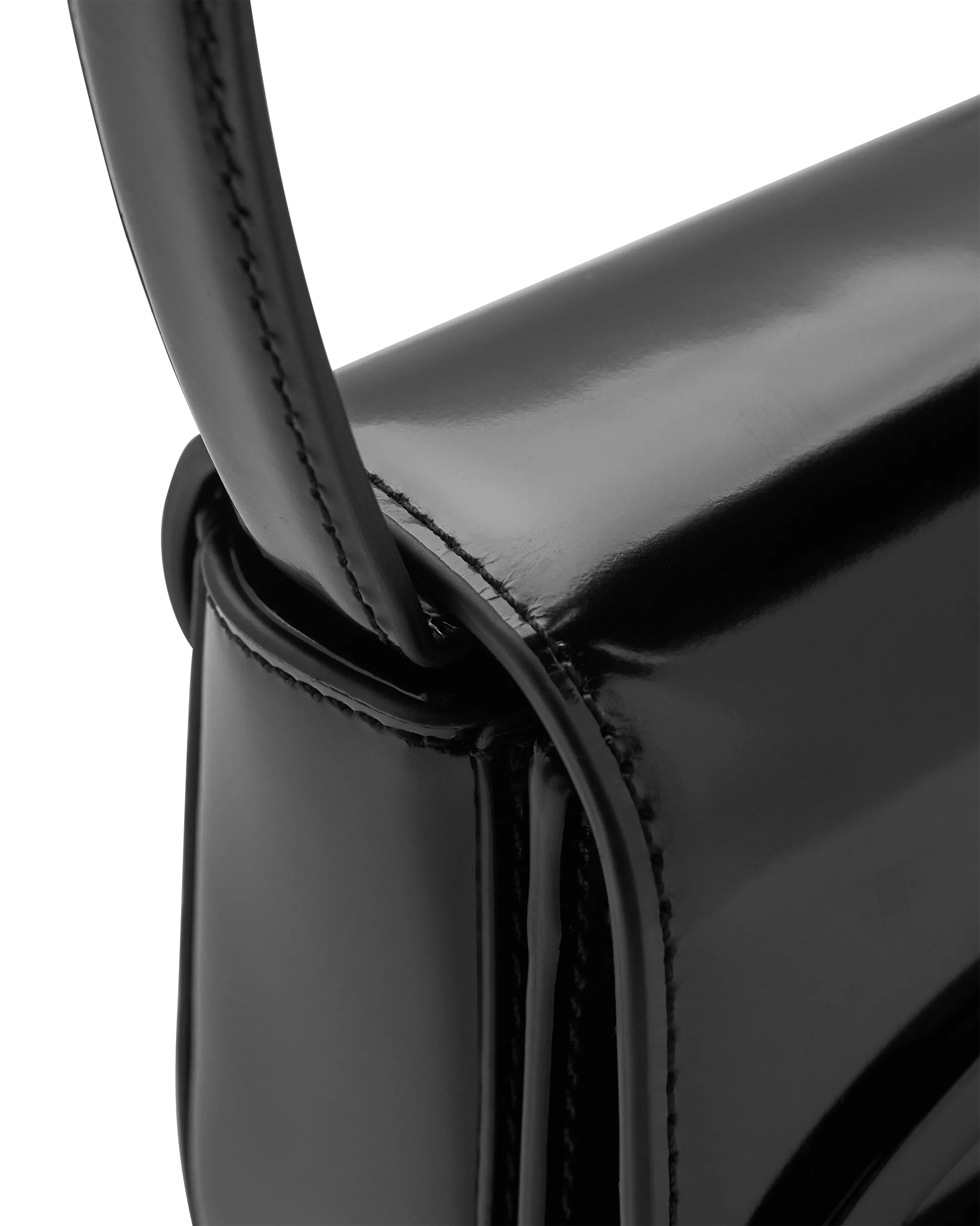 1DR-Iconic Mirrored Leather Shoulder Bag