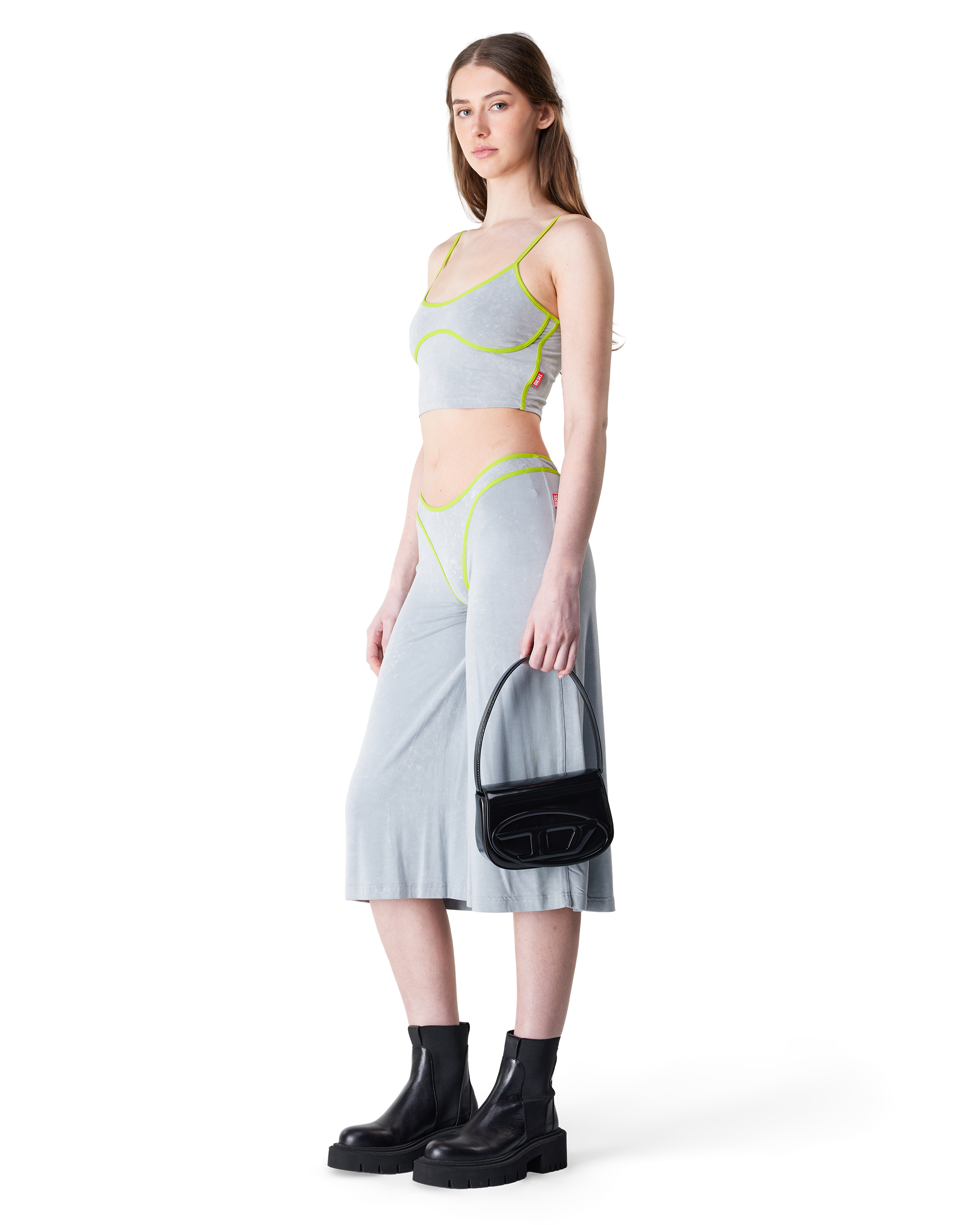 1DR-Iconic Mirrored Leather Shoulder Bag