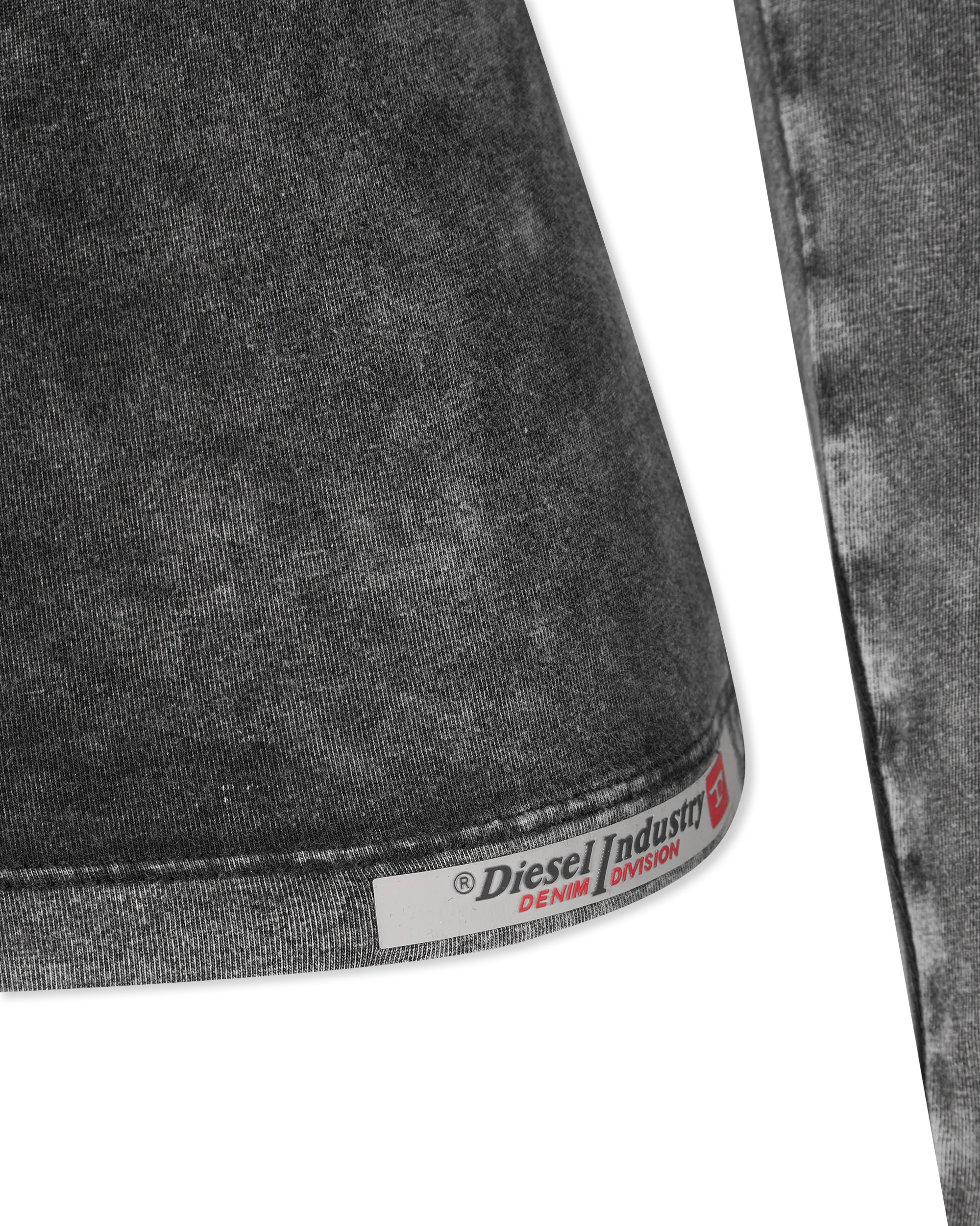 Off Black Cotton Blend Anna-DNM T-Shirt by Diesel | DIHSAN