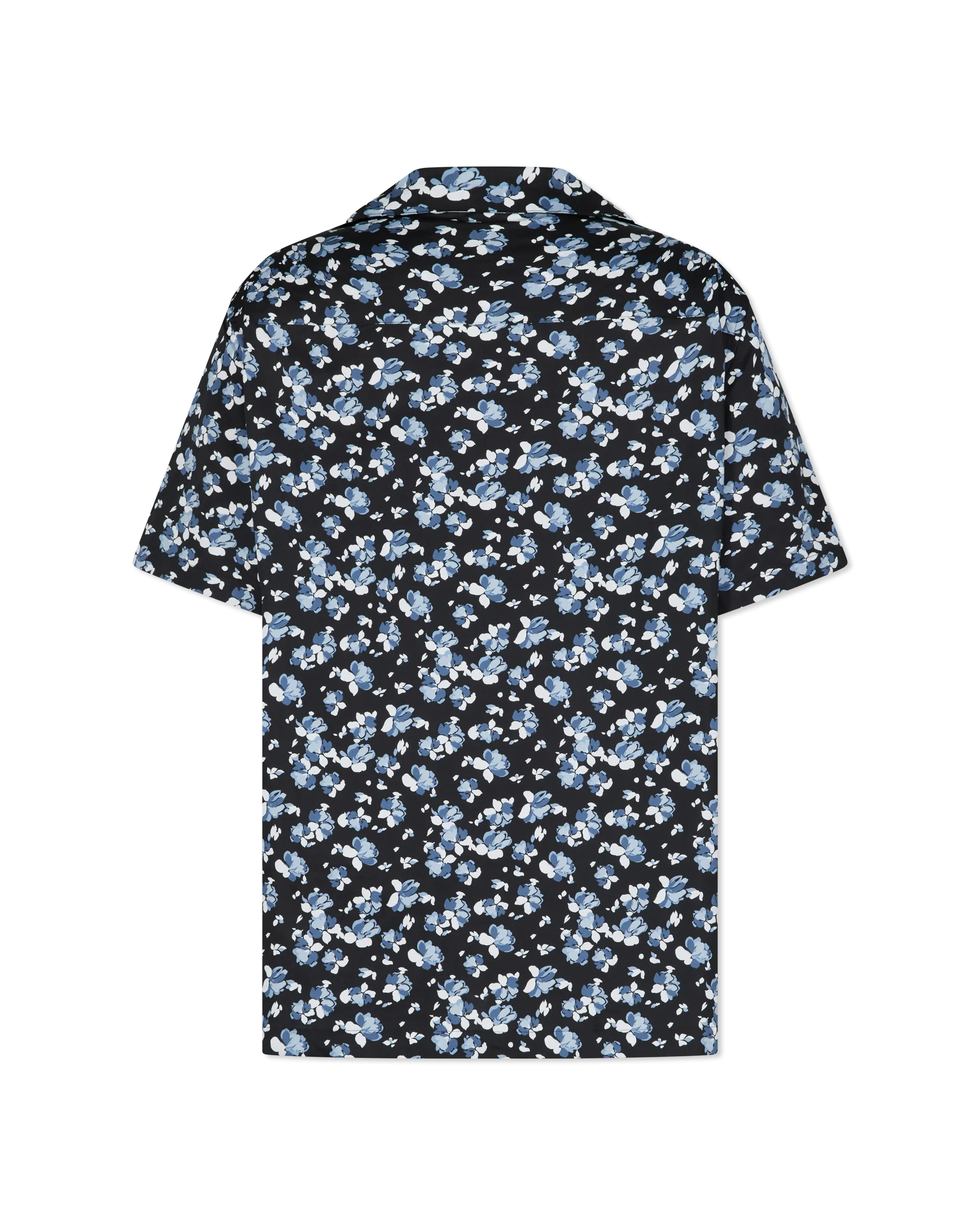 Floral Stretch Cotton Camp Shirt
