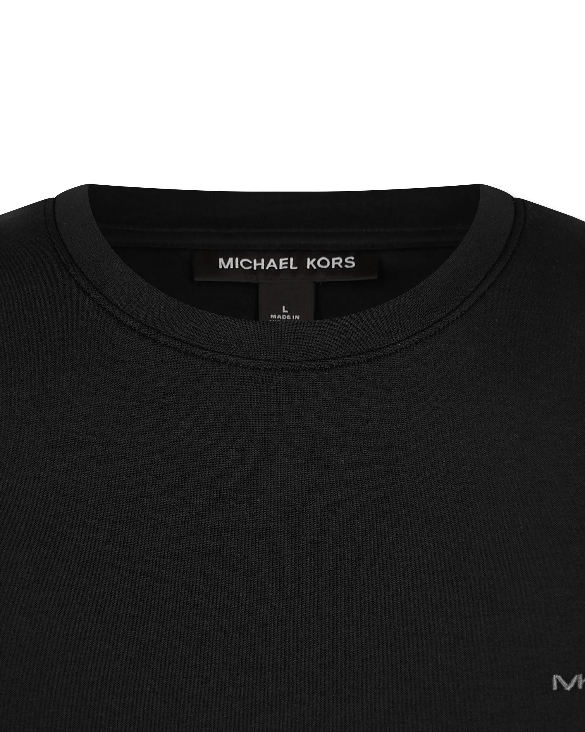 Logo Embossed Cotton T-Shirt