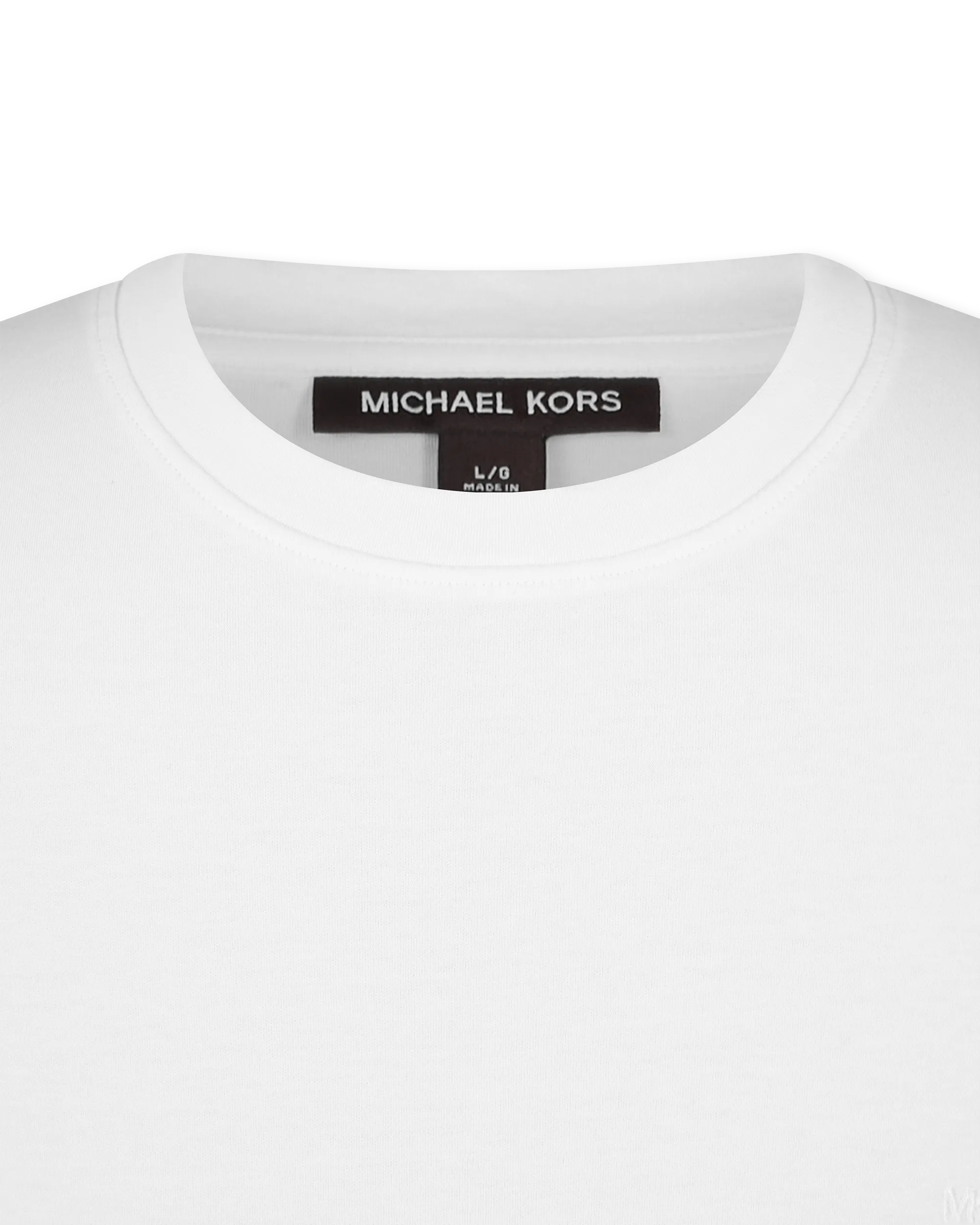 Logo Embossed Cotton T-Shirt