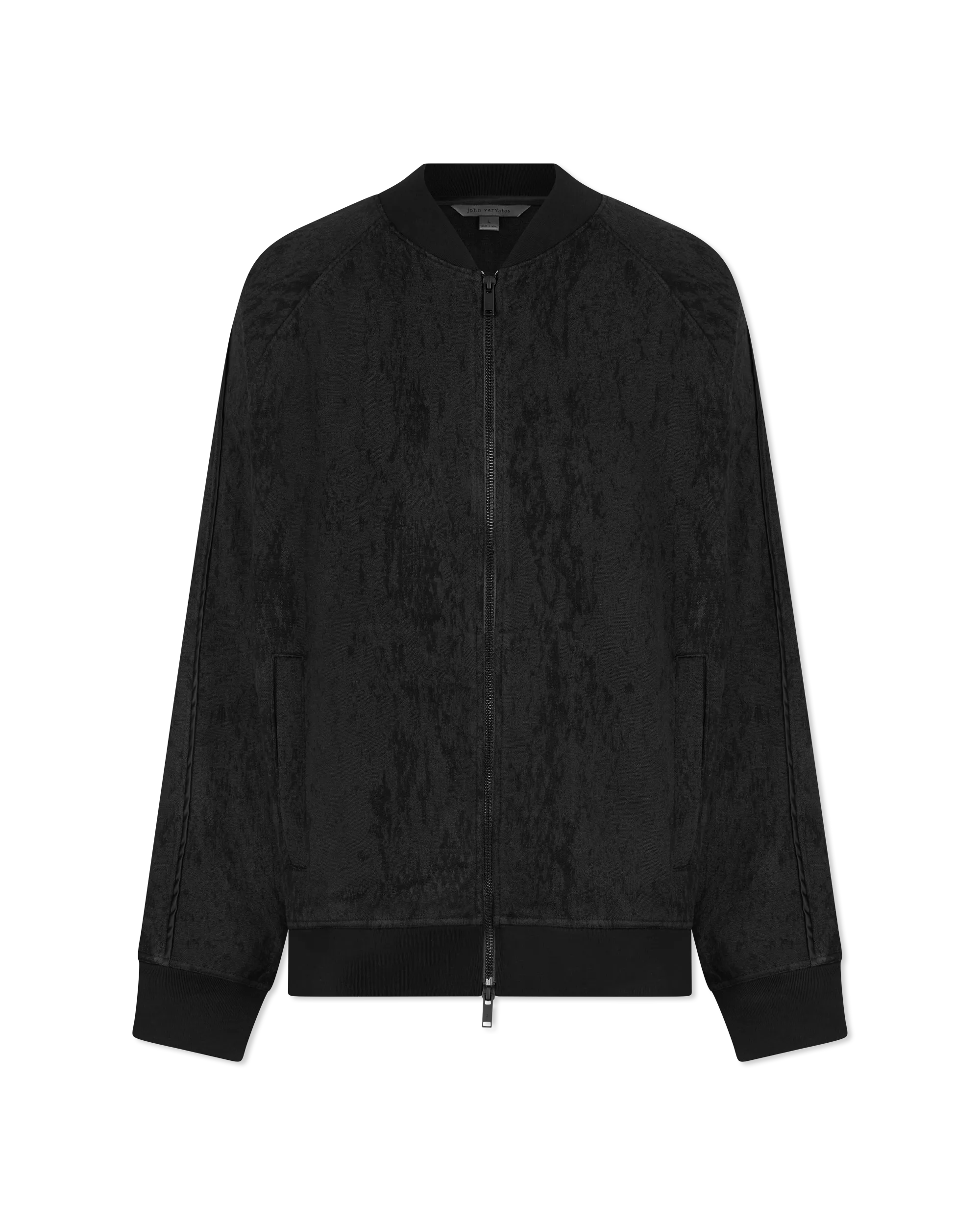 Riggins Python Jacquard Bomber