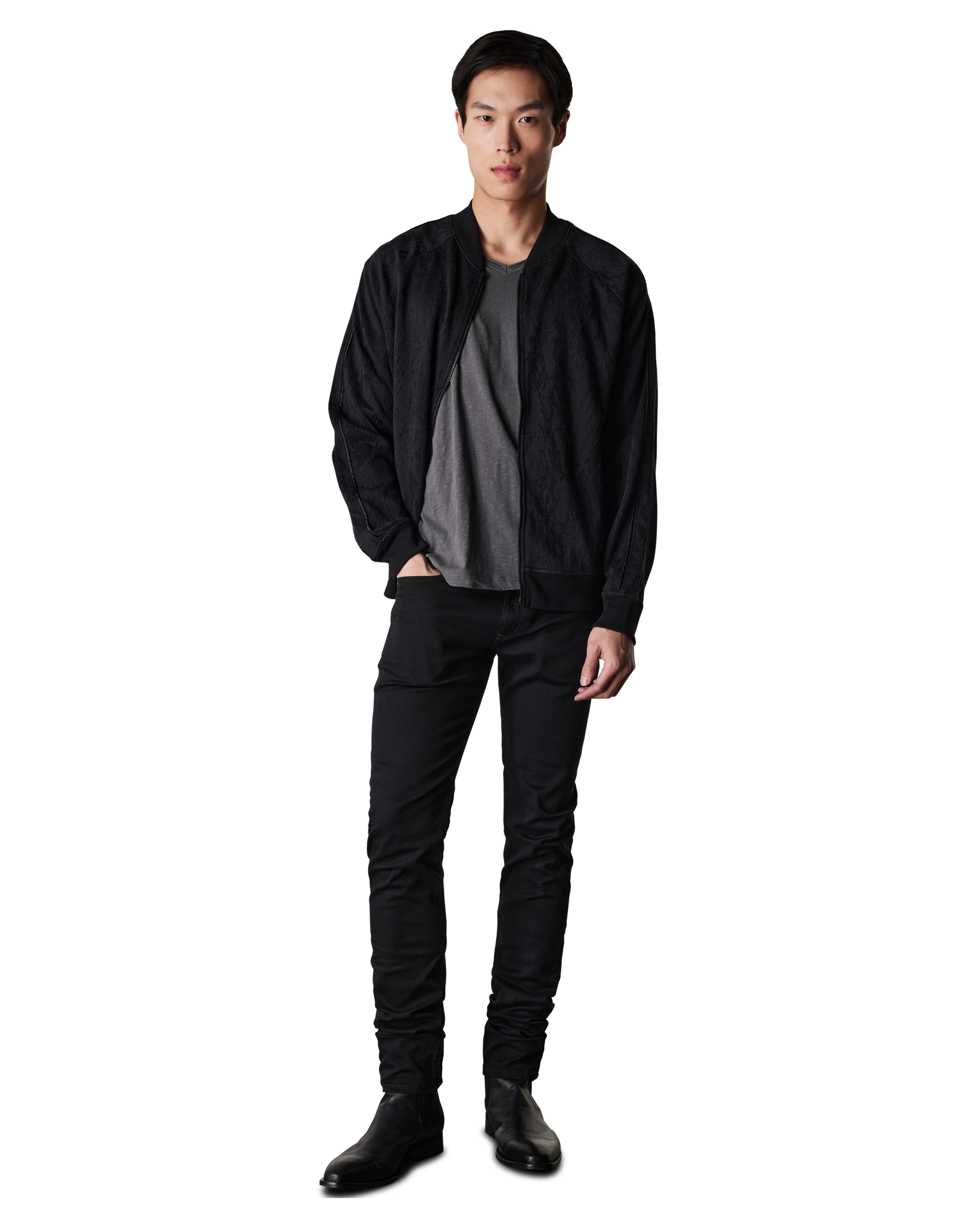 Miles Slub V-Neck T-Shirt