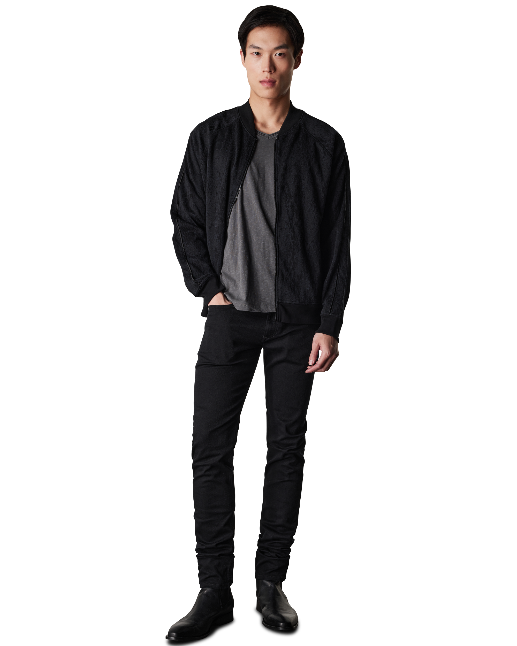 Miles Slub V-Neck T-Shirt