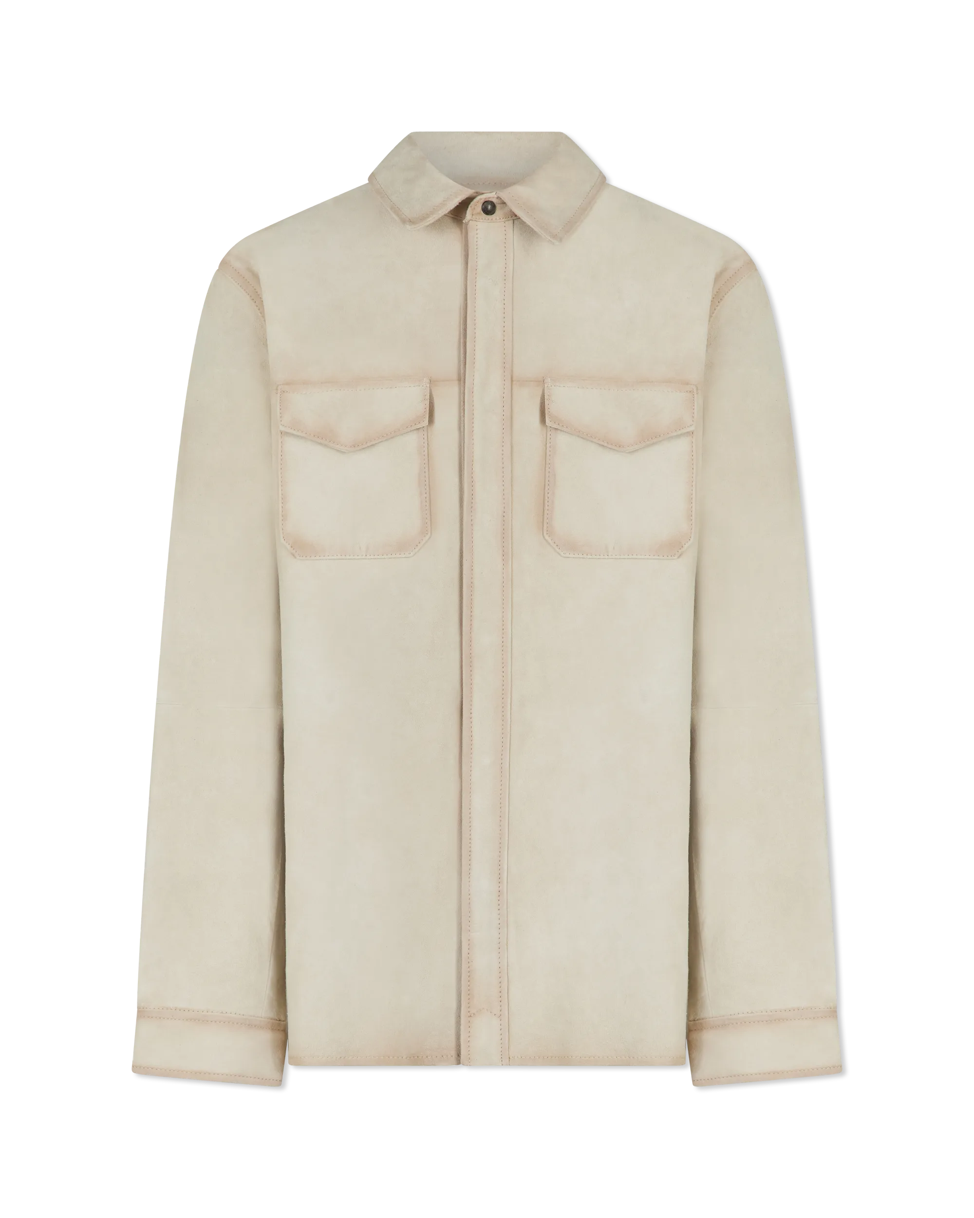 Izzy Leather Shirt Jacket