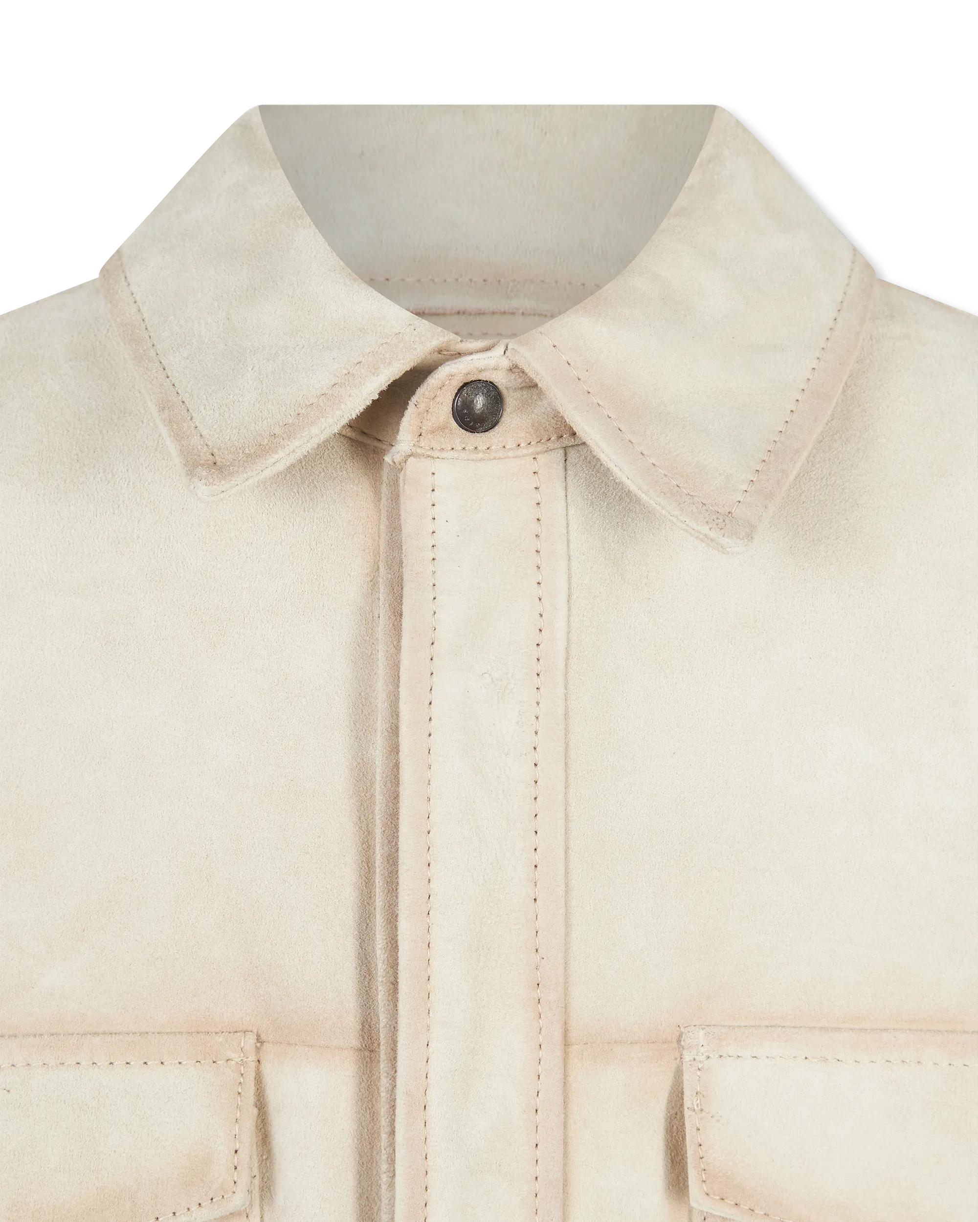 Izzy Leather Shirt Jacket