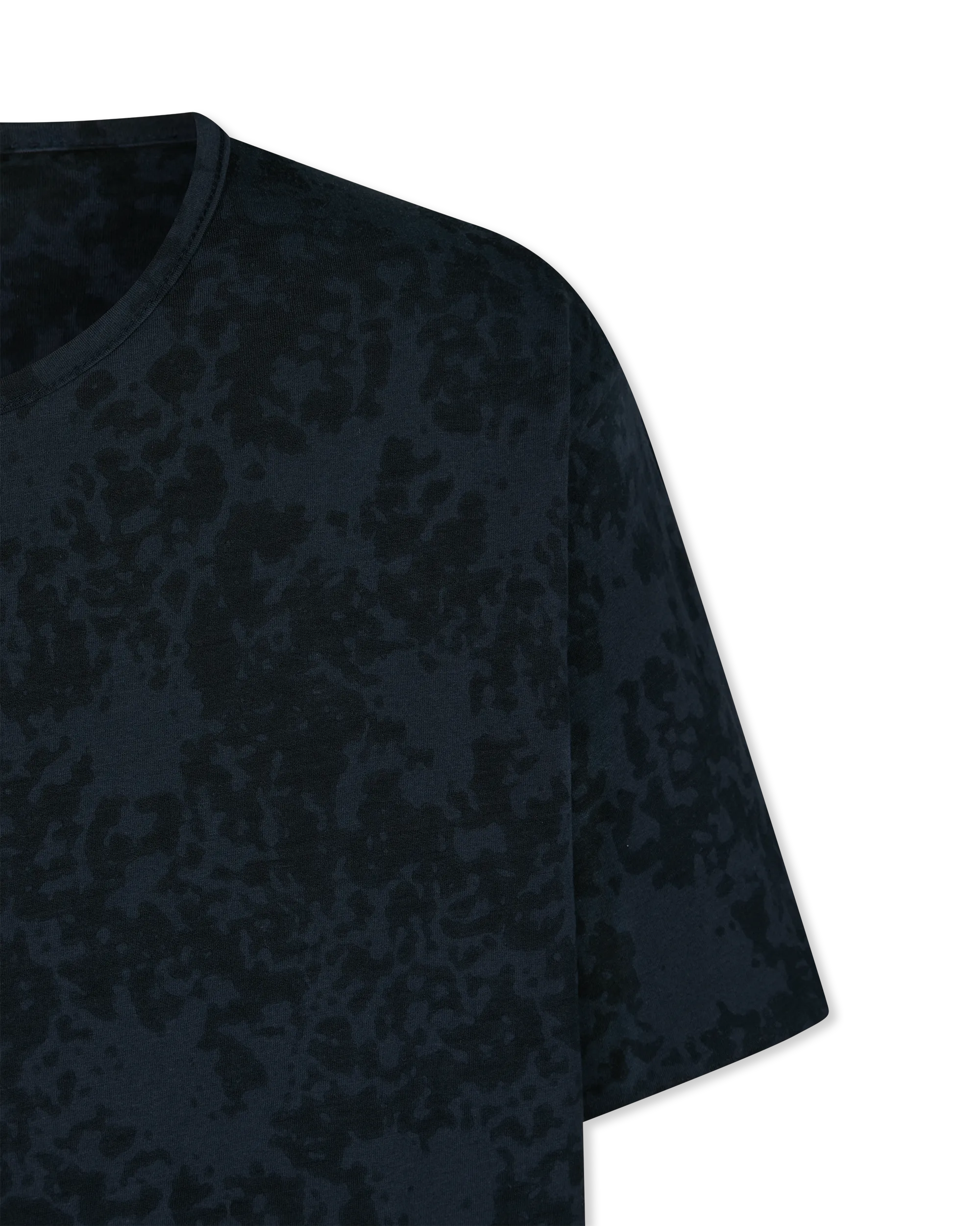 Reyes Reversible Burnout Crew Neck T-Shirt