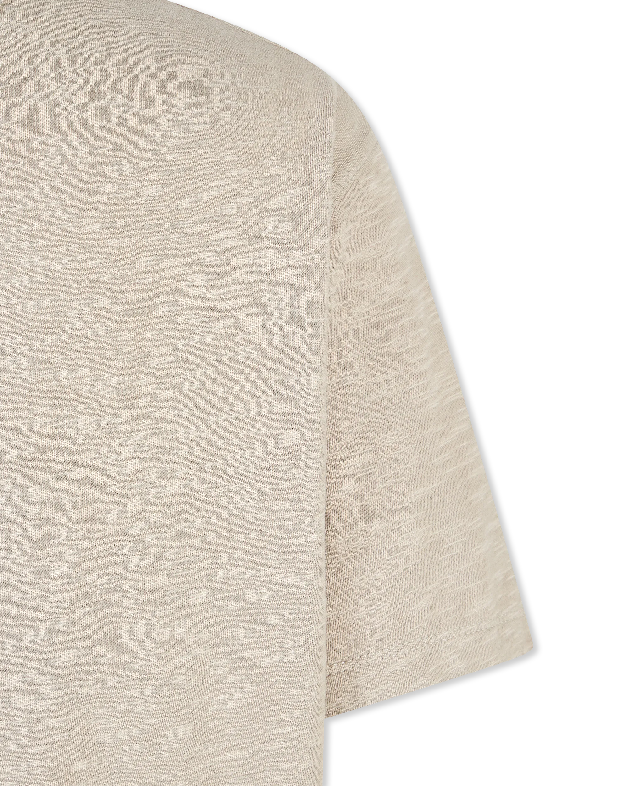 Miles Raw Edge Slub V-Neck T-Shirt
