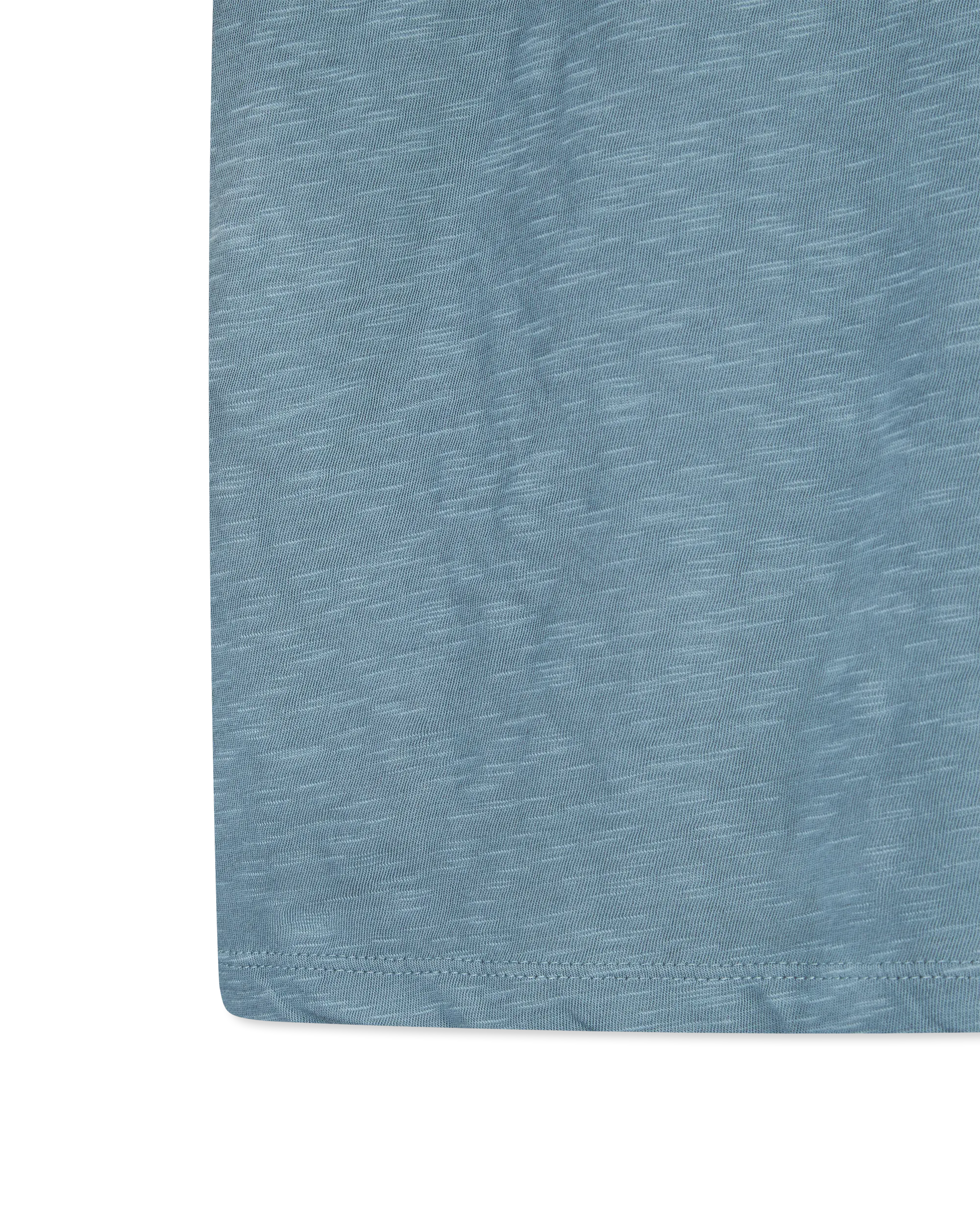Miles Raw Edge Slub V-Neck T-Shirt