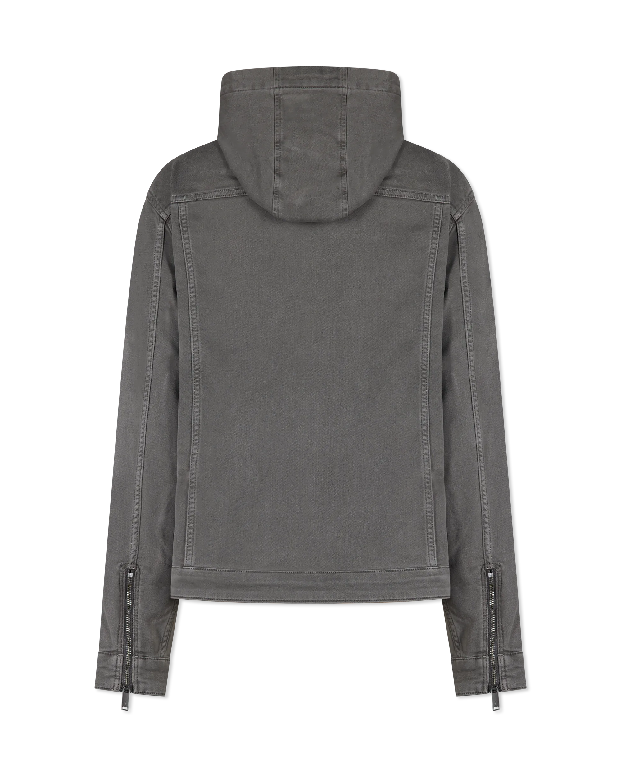 Scott Hooded Denim Trucker Jacket