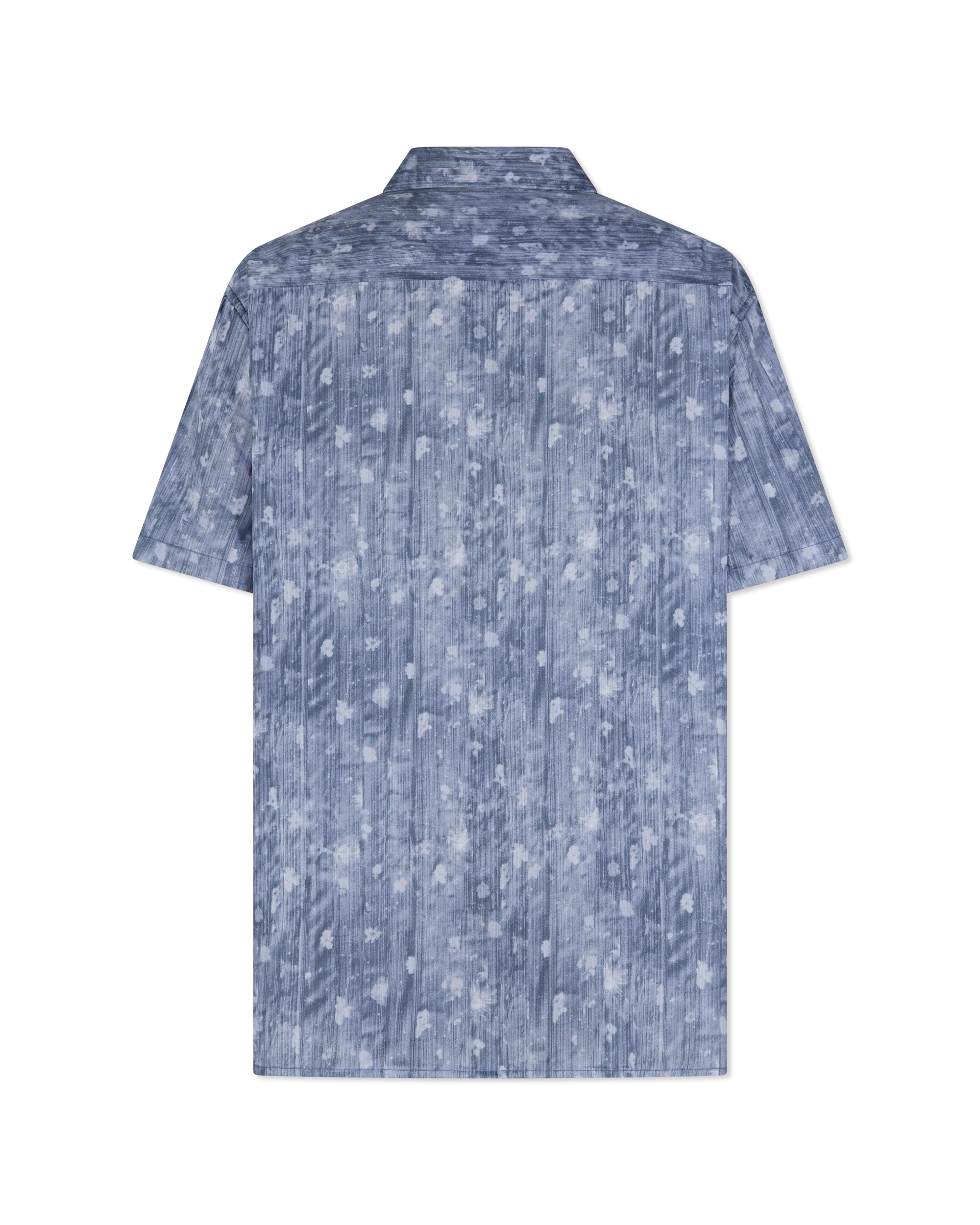 Sean Short Sleeve Linen Printed Shirt