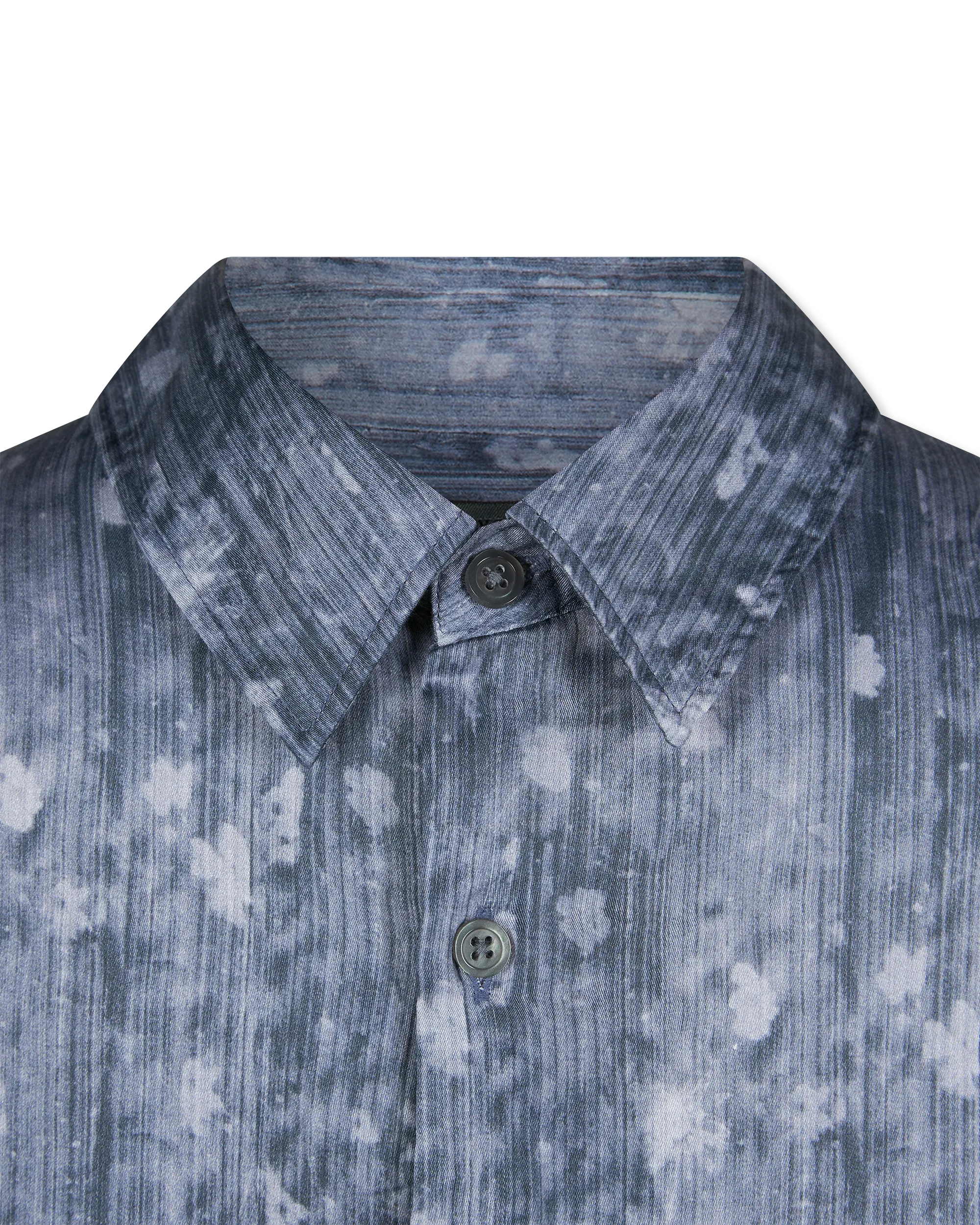 Sean Short Sleeve Linen Printed Shirt
