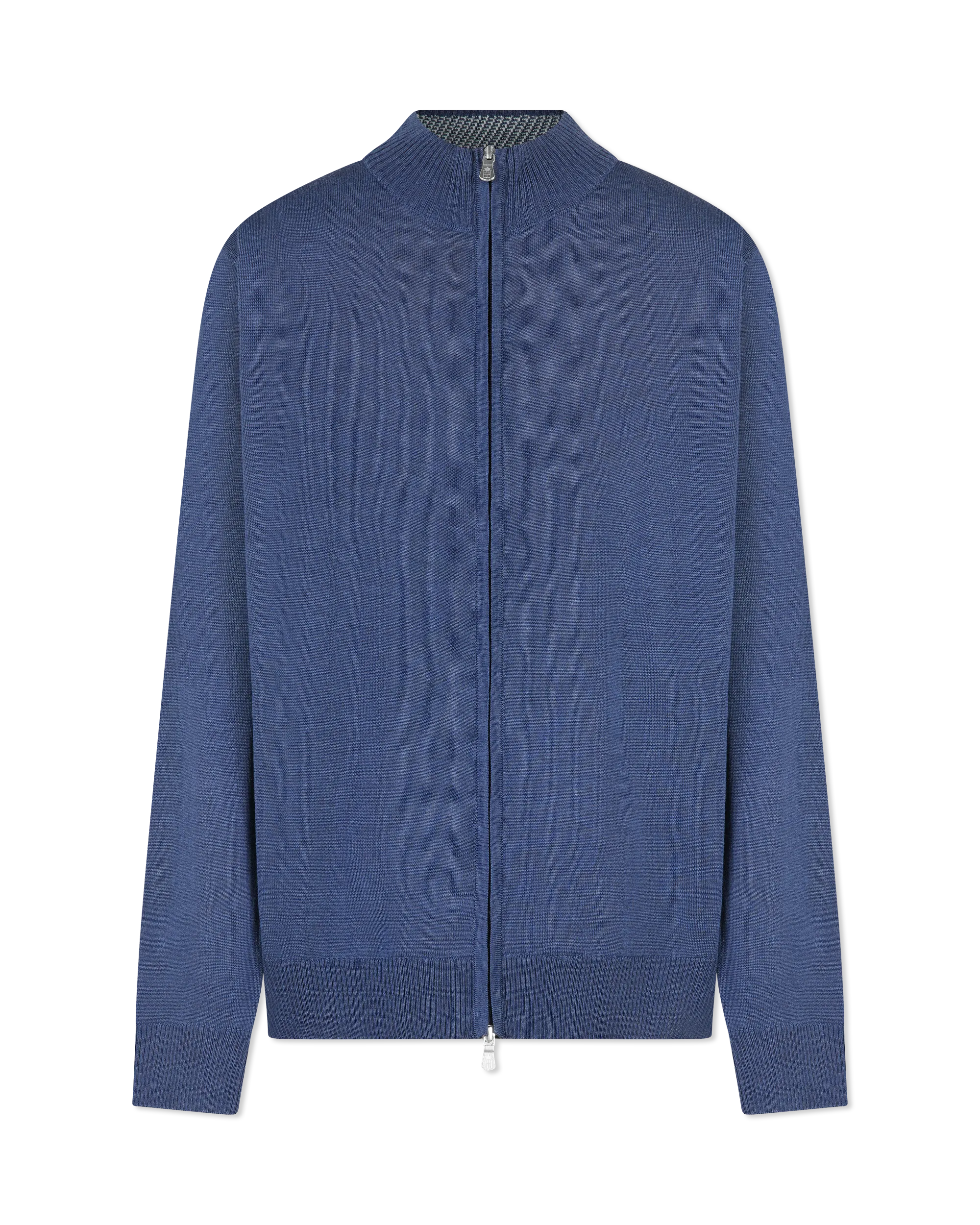 Merino Wool Zipped Cardigan