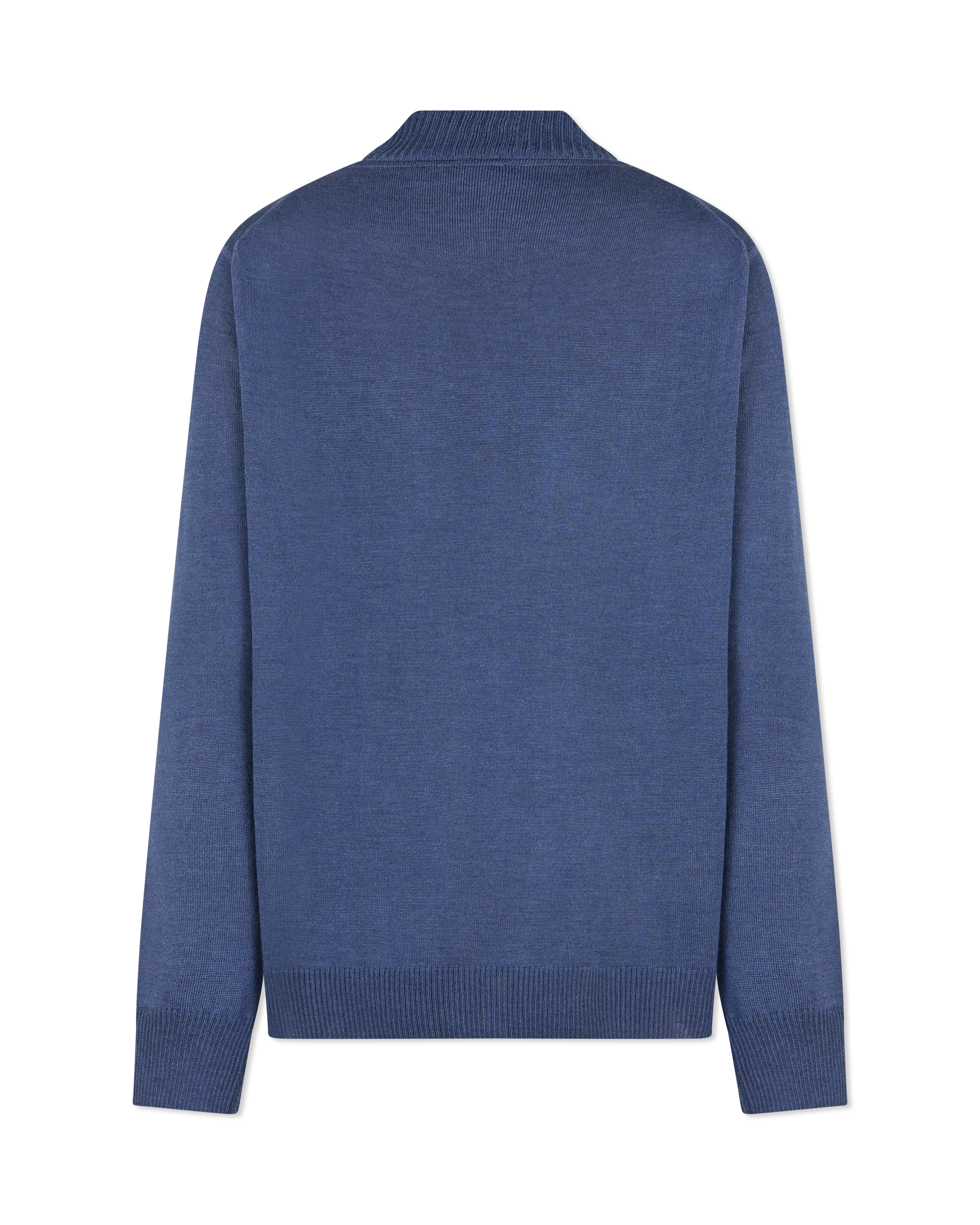 Merino Wool Zipped Cardigan