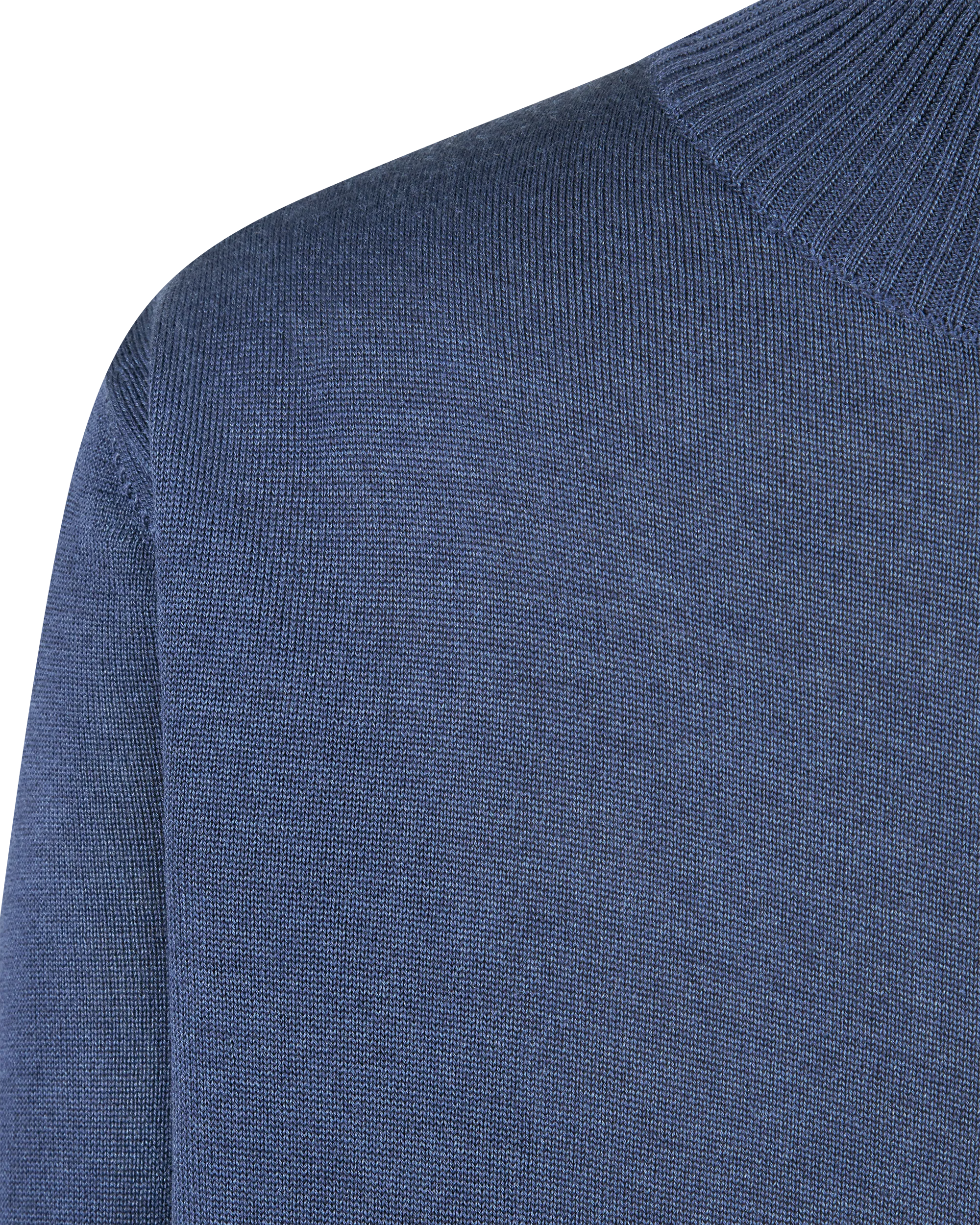 Merino Wool Zipped Cardigan