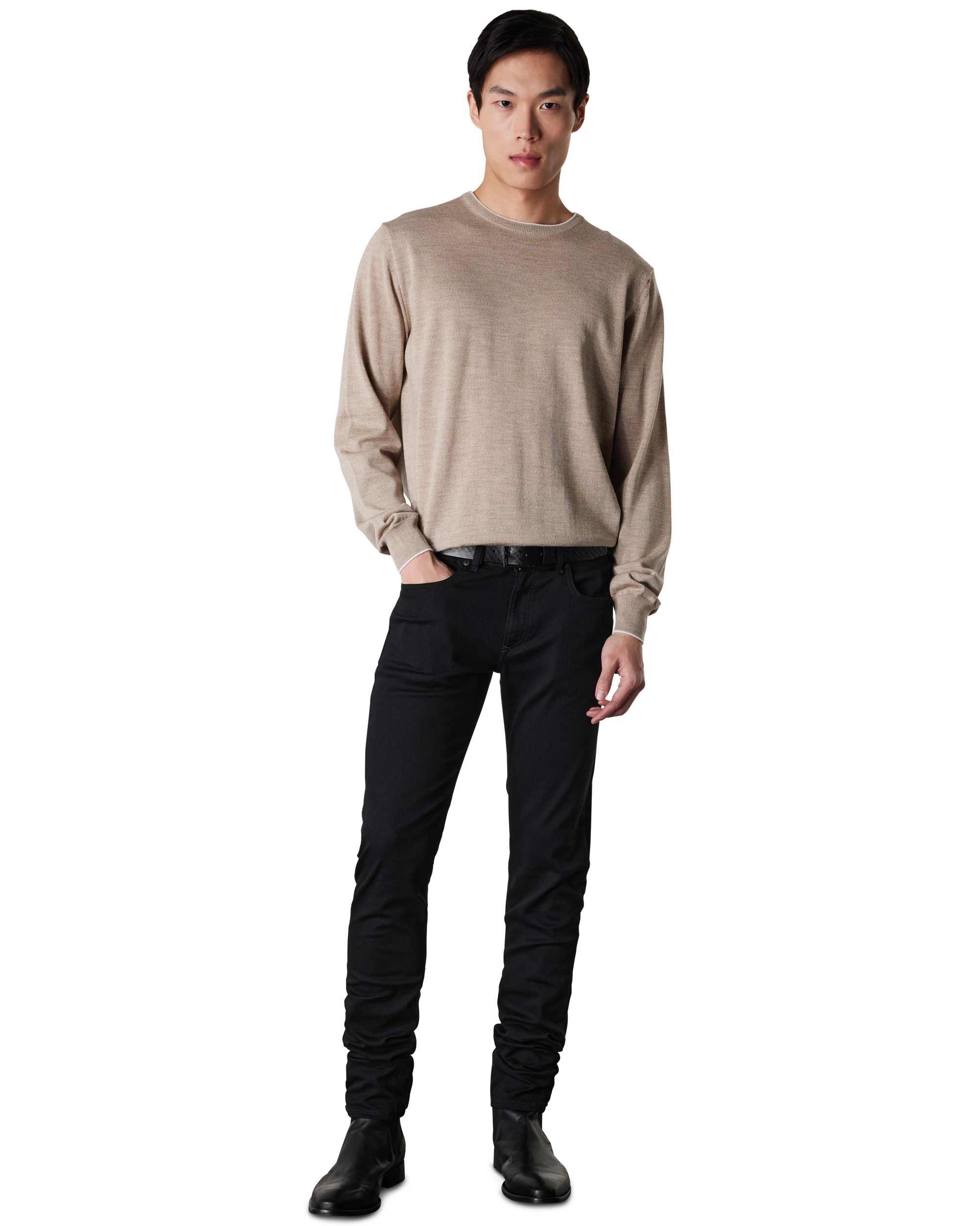 Light Gauge Crew Neck Sweater