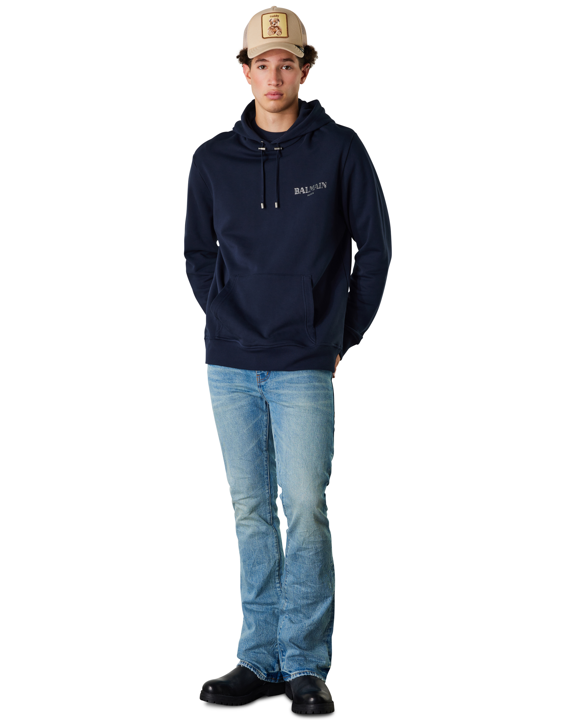 Balmain Vintage Gel Hoodie