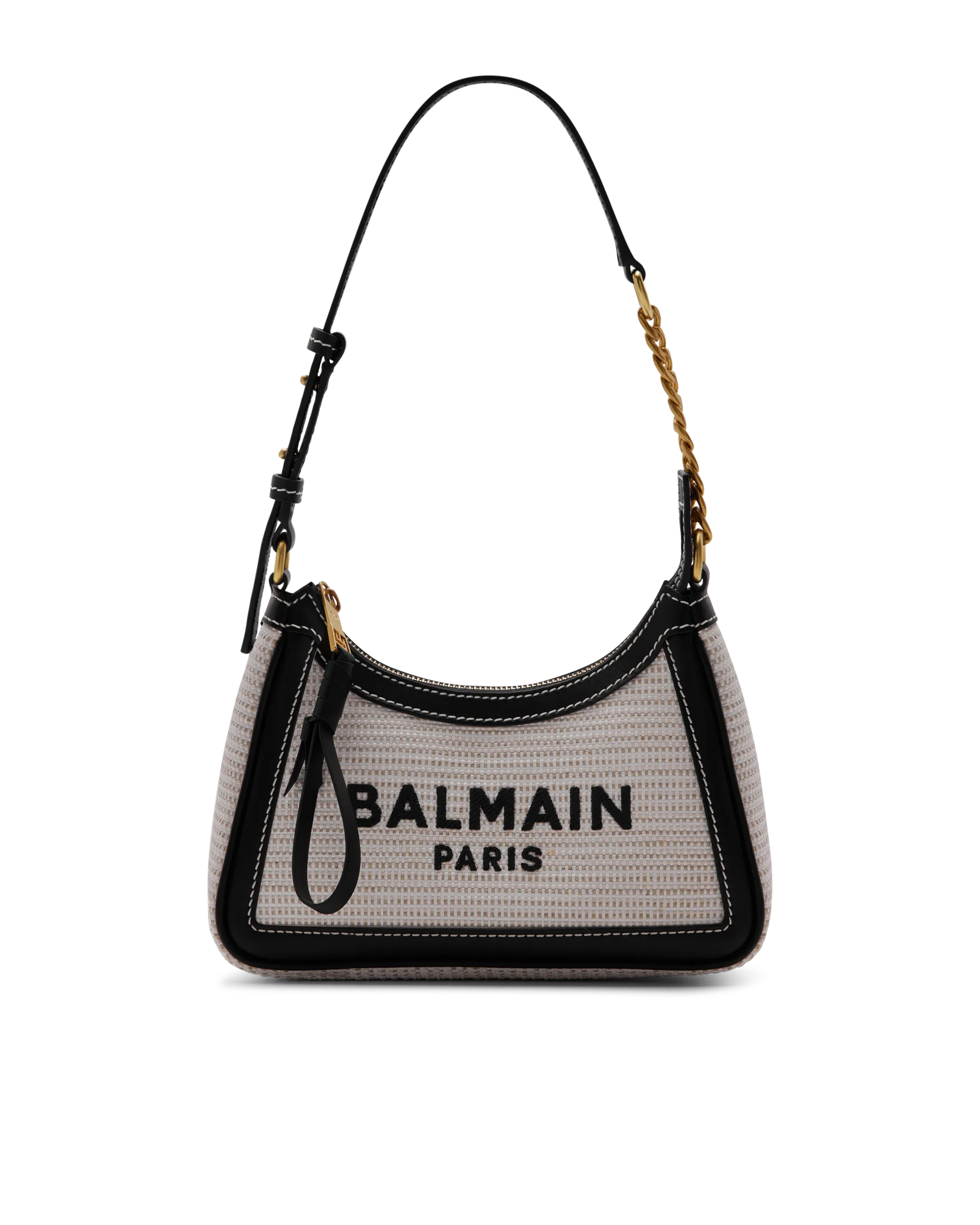 B-Army Raffia Shoulder Bag