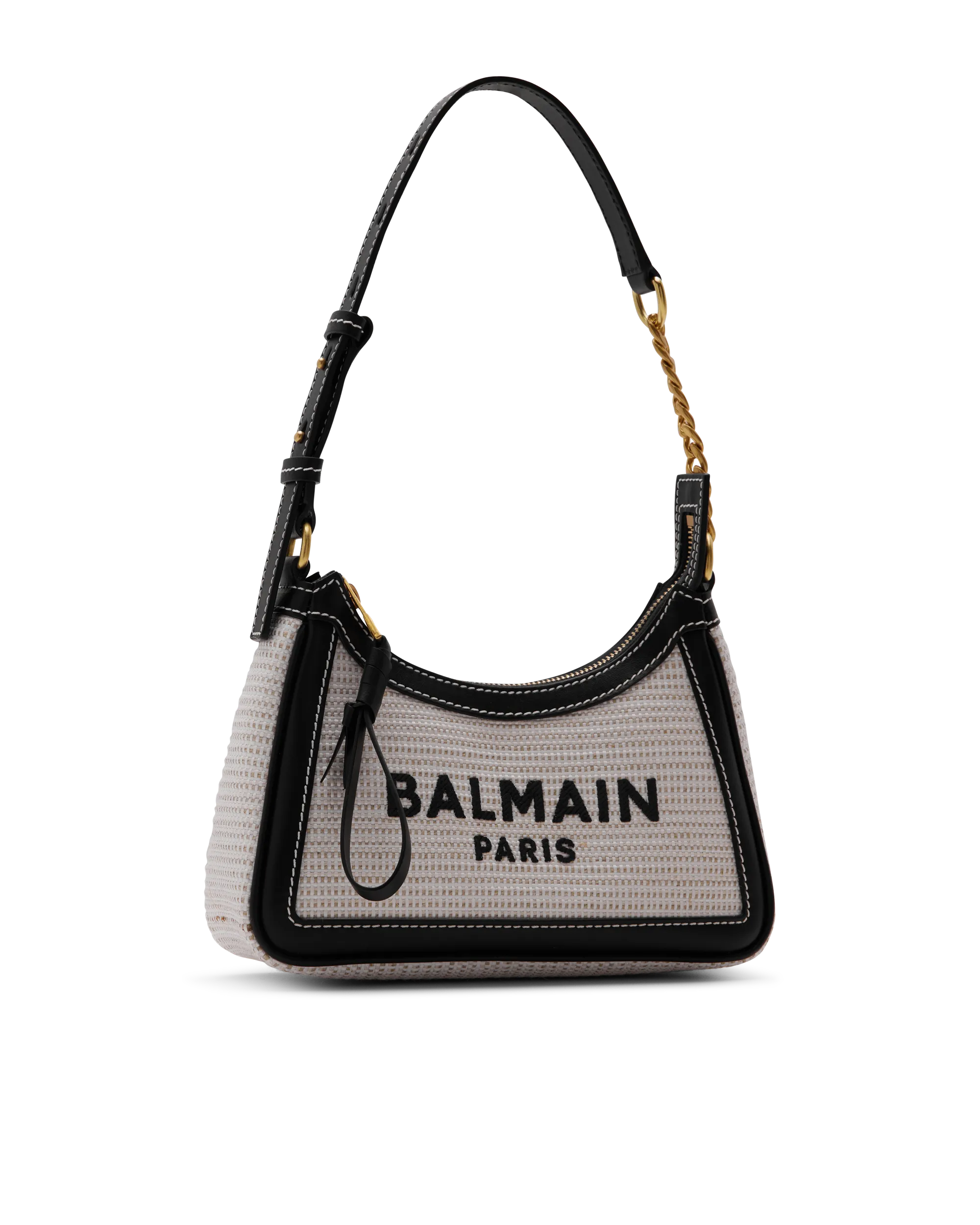 B-Army Raffia Shoulder Bag