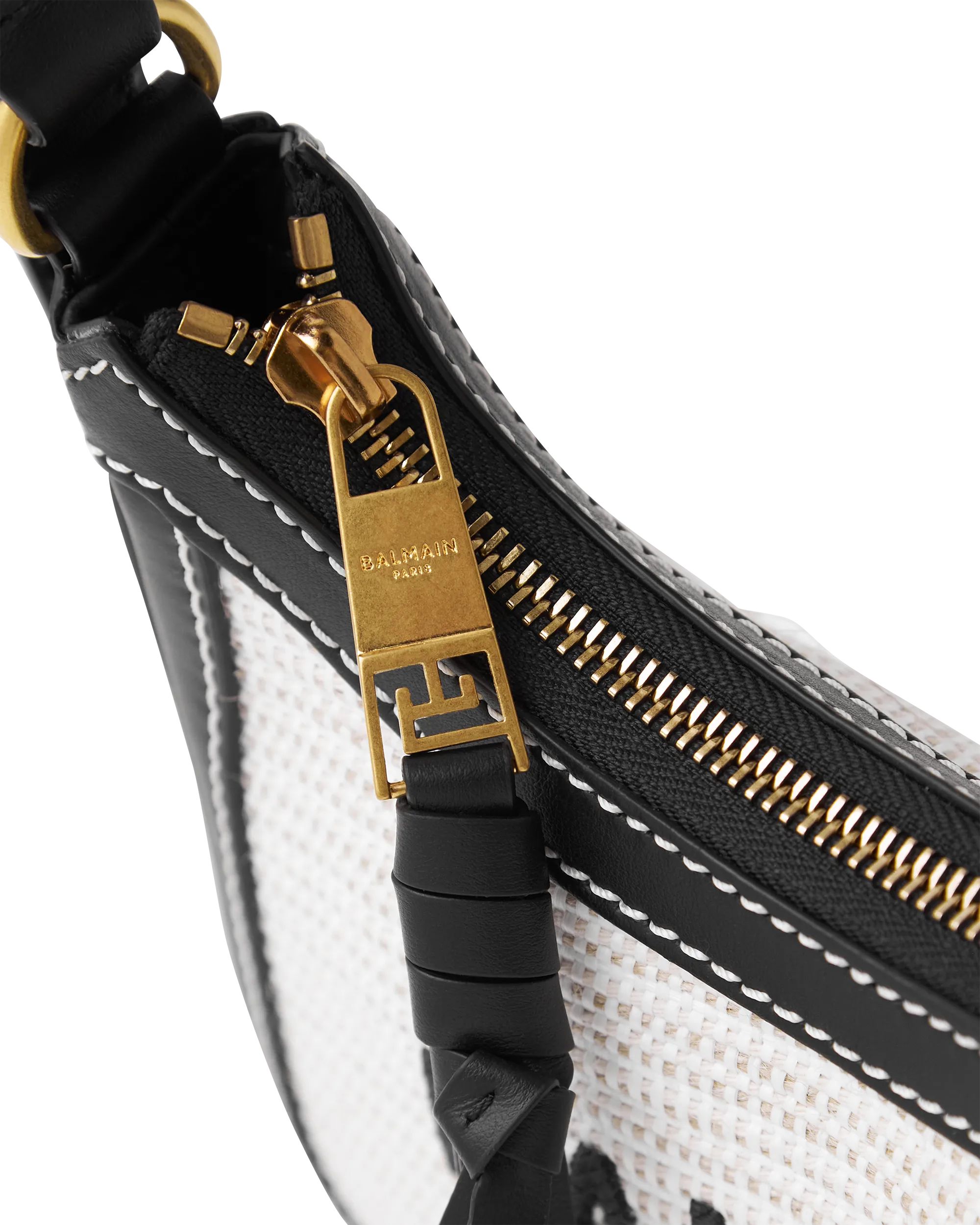 B-Army Raffia Shoulder Bag