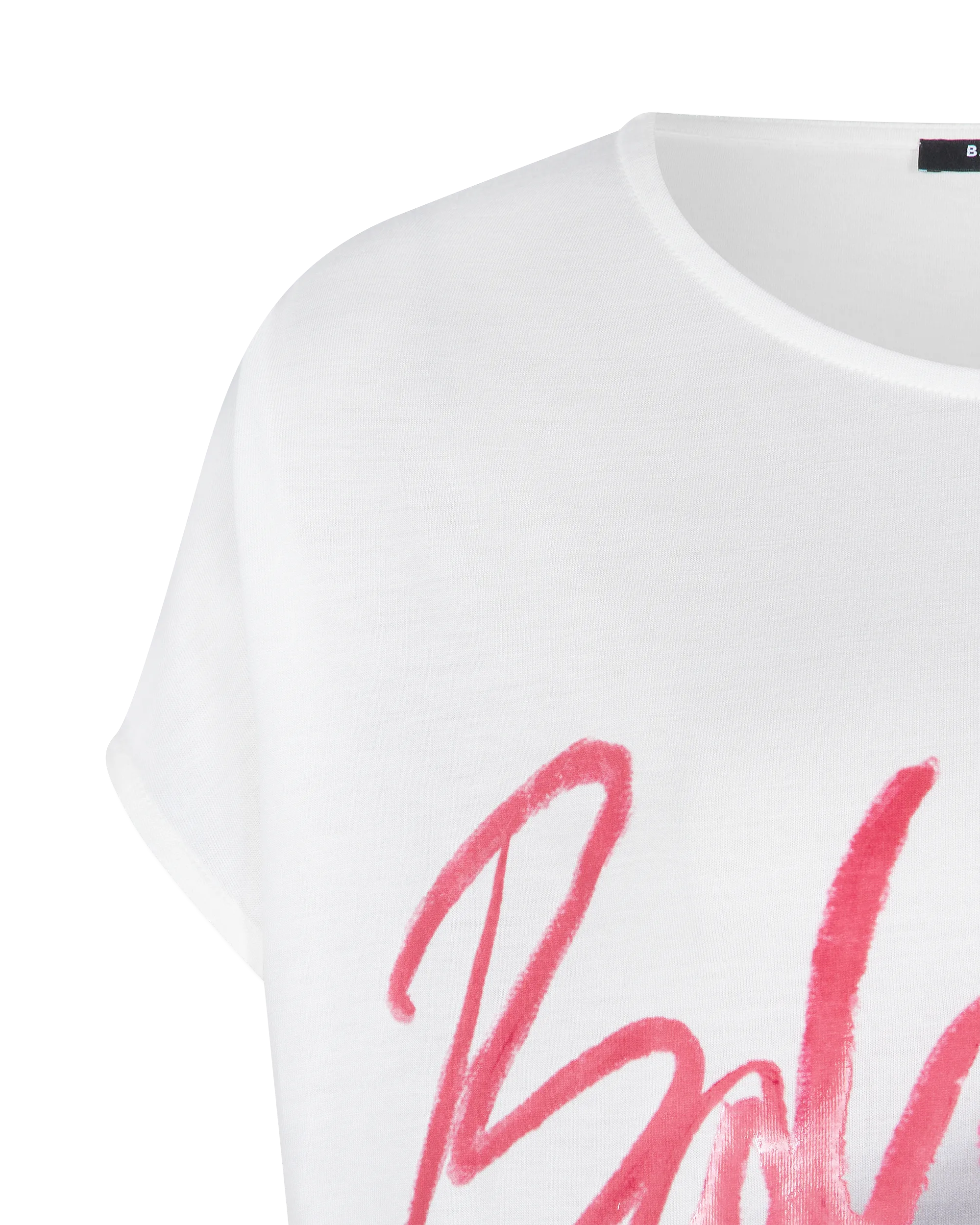 Boatneck Balmain Eye Print T-Shirt