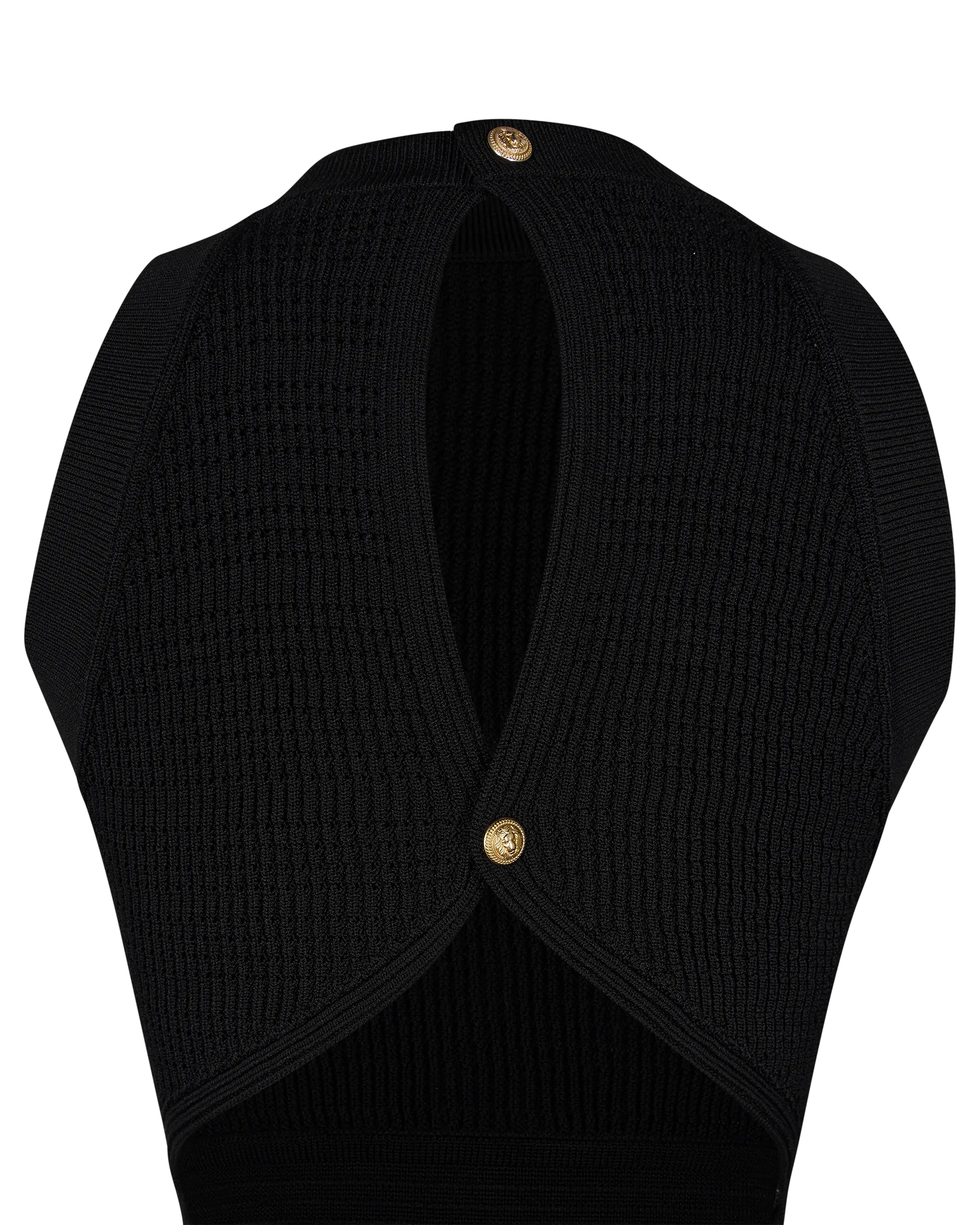 Cutout Open Back Knit Midi Dress