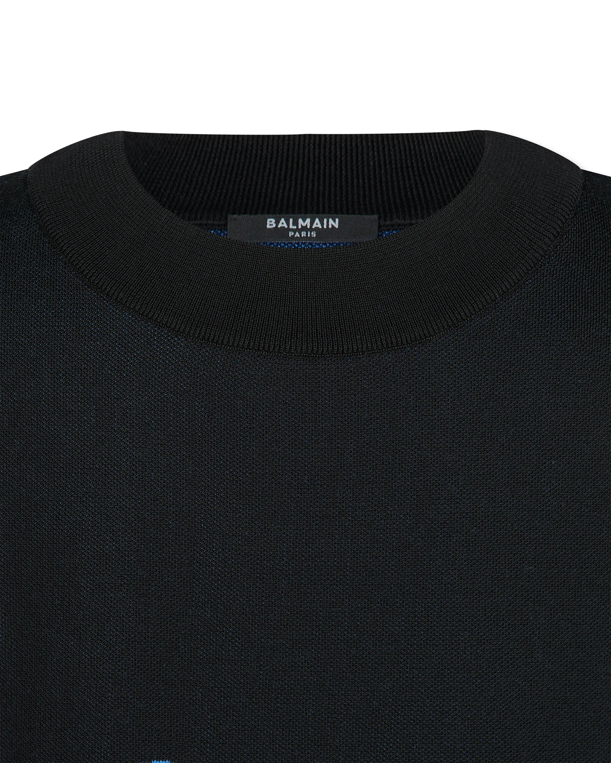 Sleeveless Balmain Universe Jacquard Jumper