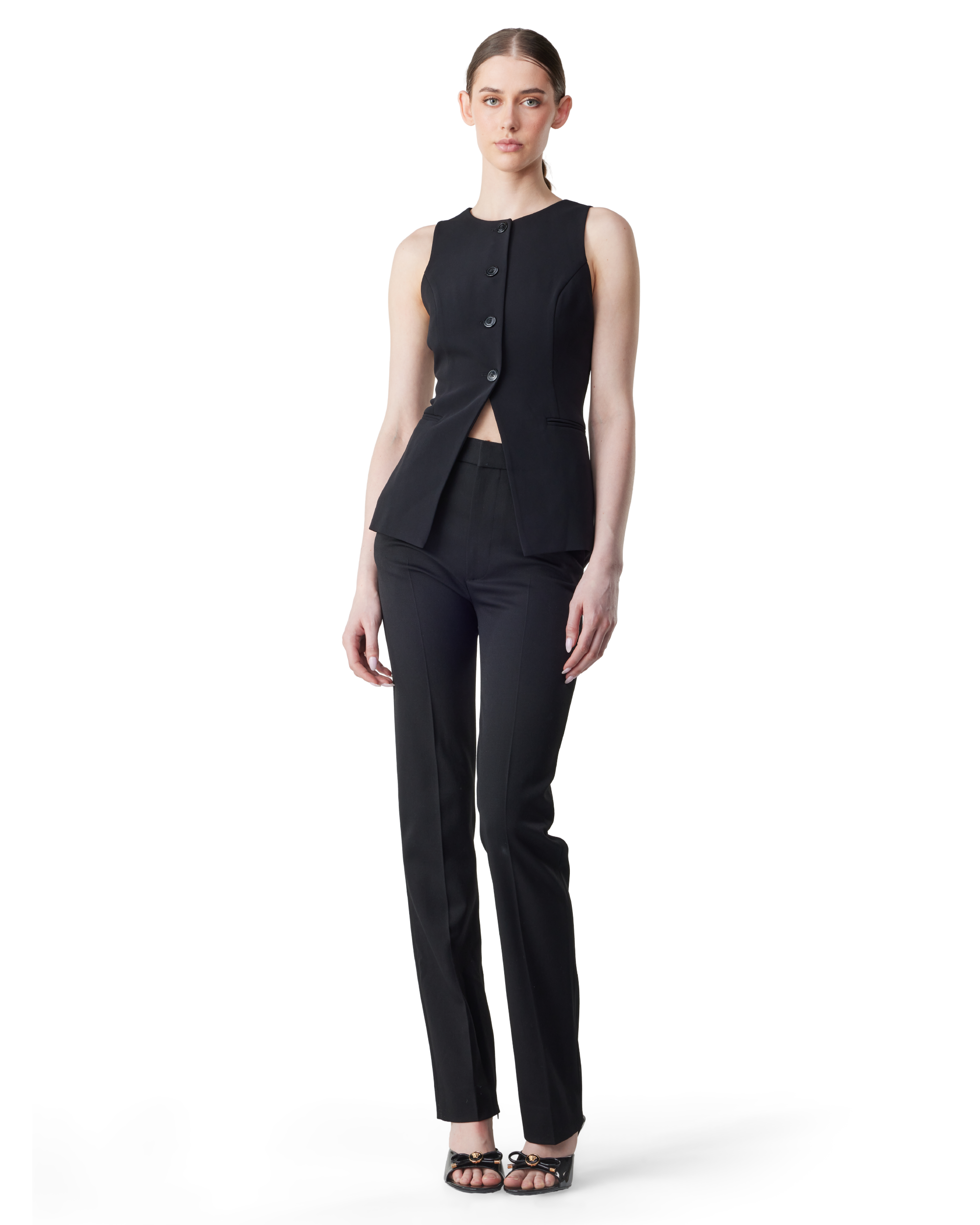 Luxe Suiting Sculpted Vest