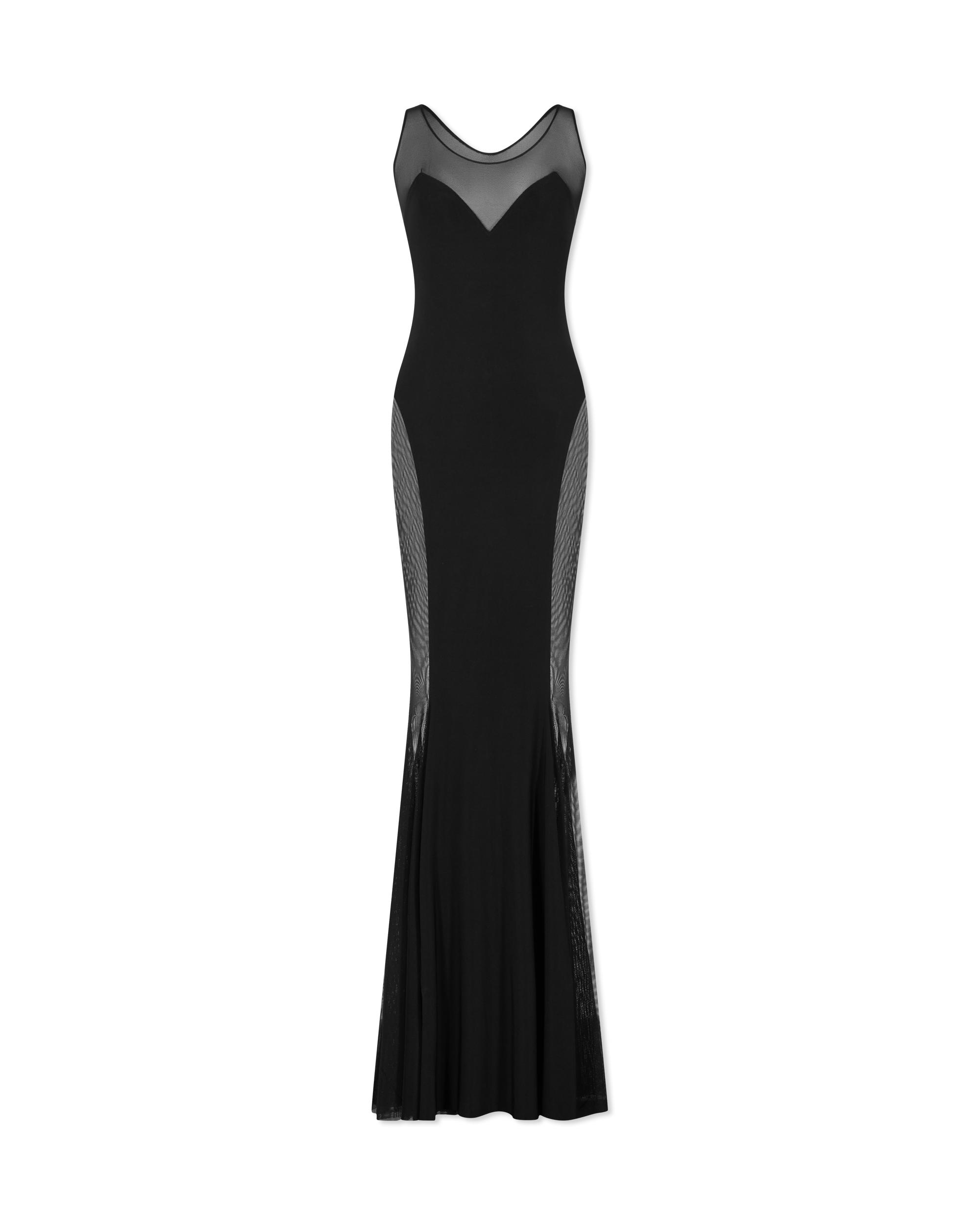 Low Back Racer Fishtail Gown
